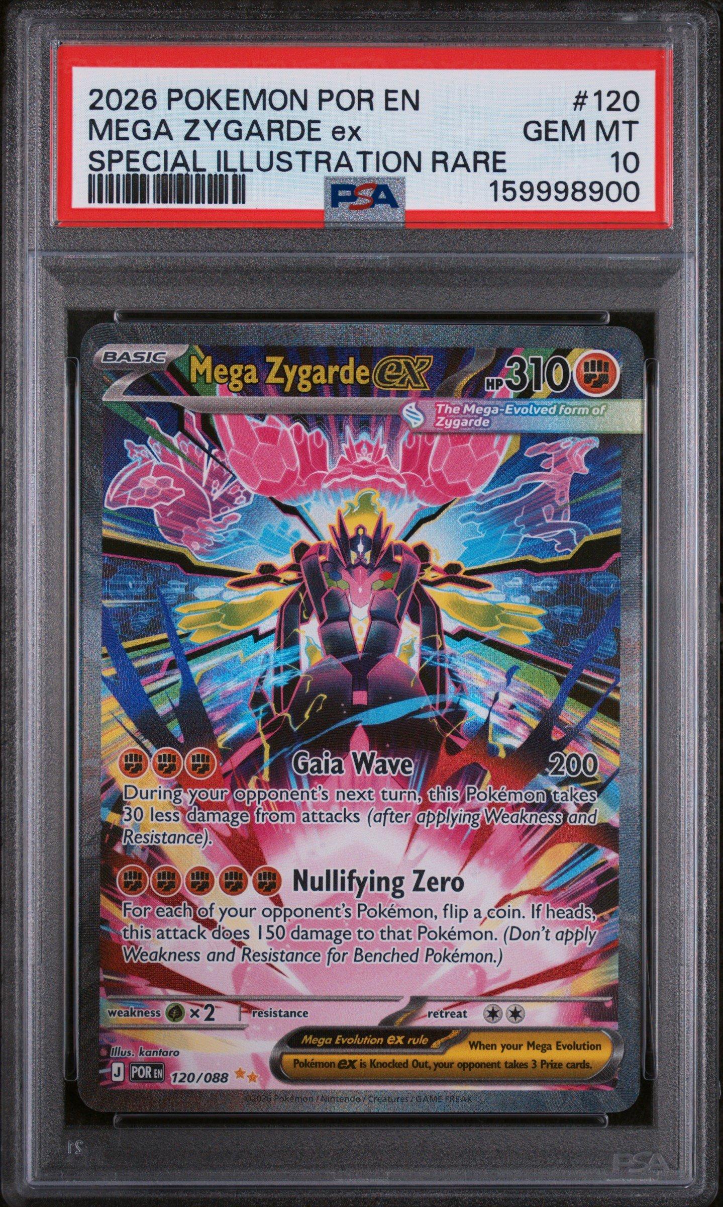 2026 Pokemon Por En-perfect Order 120 Mega Zygarde Ex Special