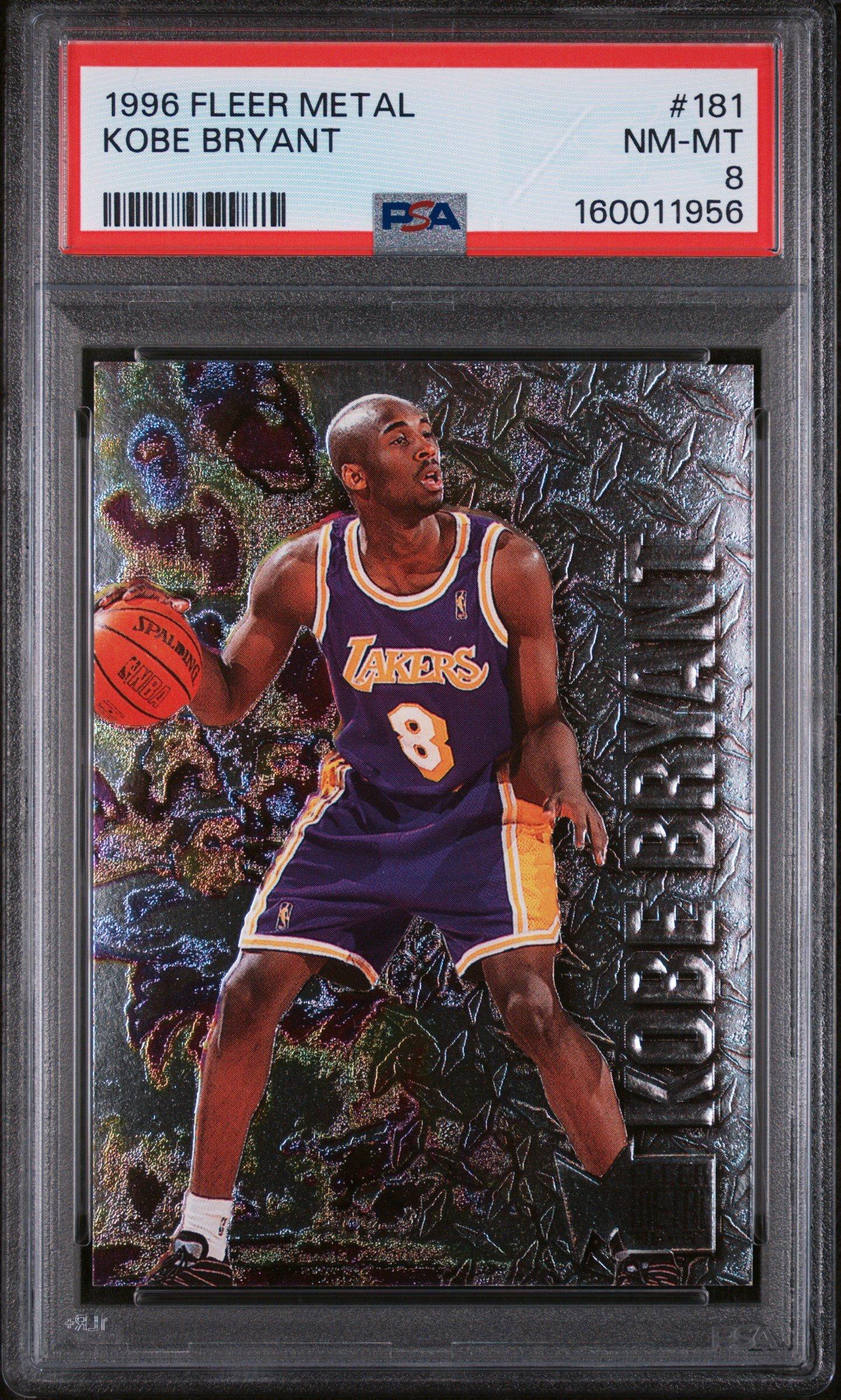 1996 Metal 181 Kobe Bryant PSA 8 Graded Card | GameStop