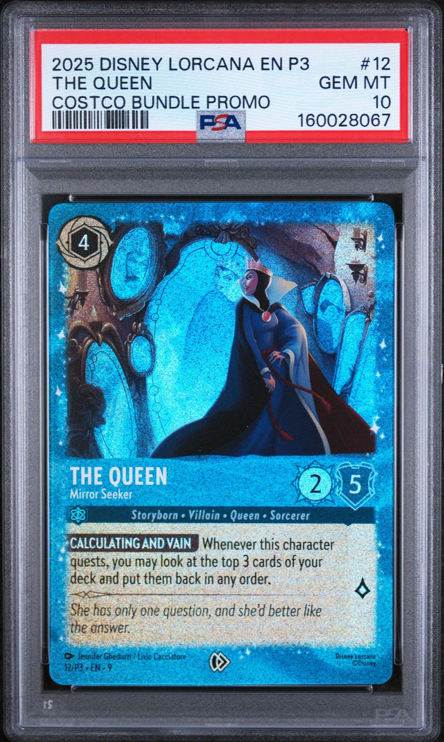 2025 Disney Lorcana En P3-promo 12 The Queen - Mirror Seeker