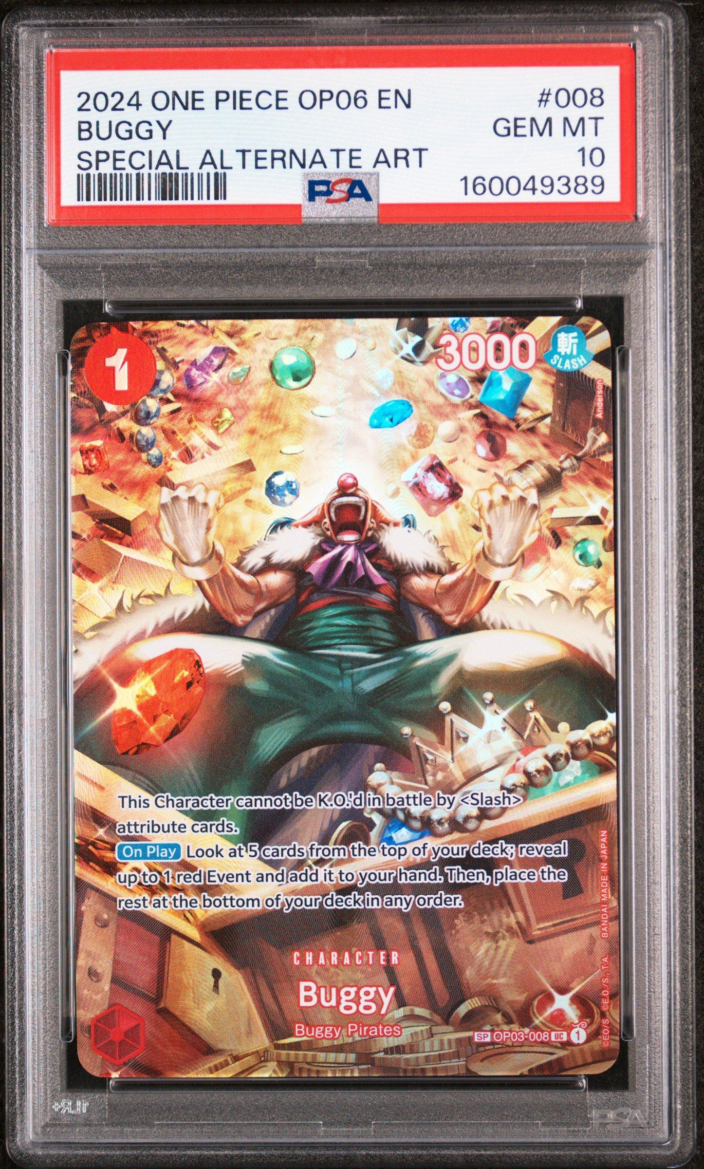 2024 One Piece Op06-wings Of The Captain 008 Buggy Special