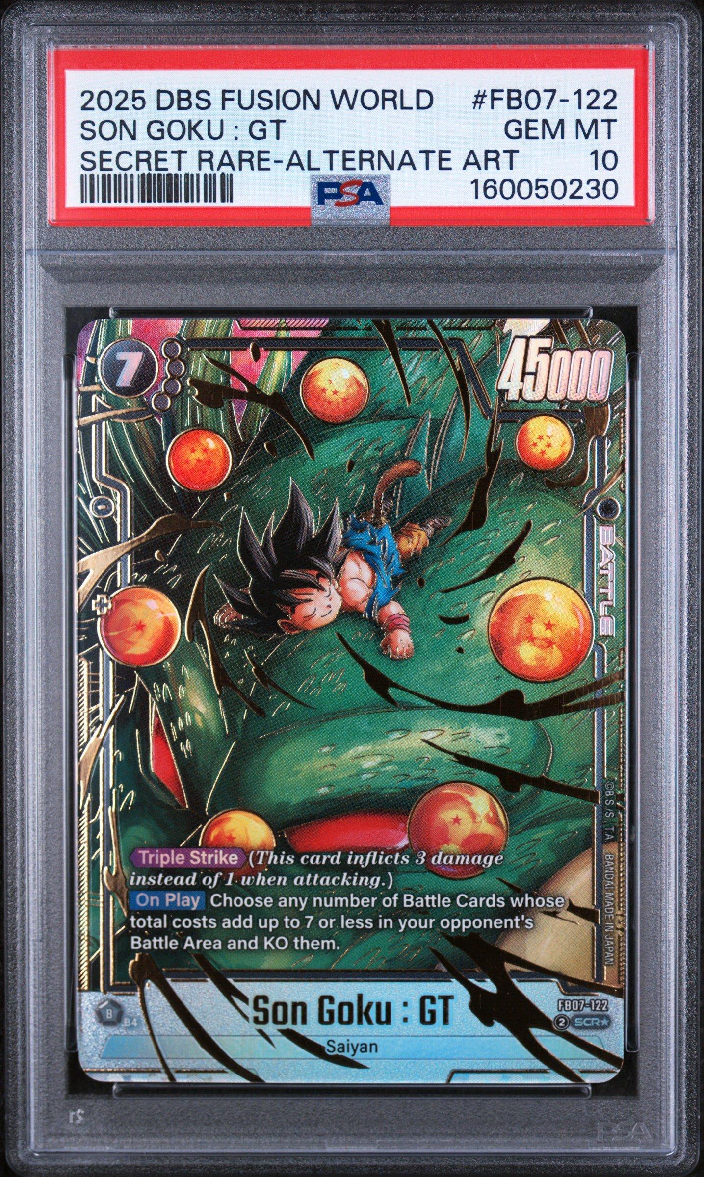 【超希少】PSA10 孫悟空GT M2-038 2025 Dragon Ball Super Card Game Fusion World Wish For Shenron