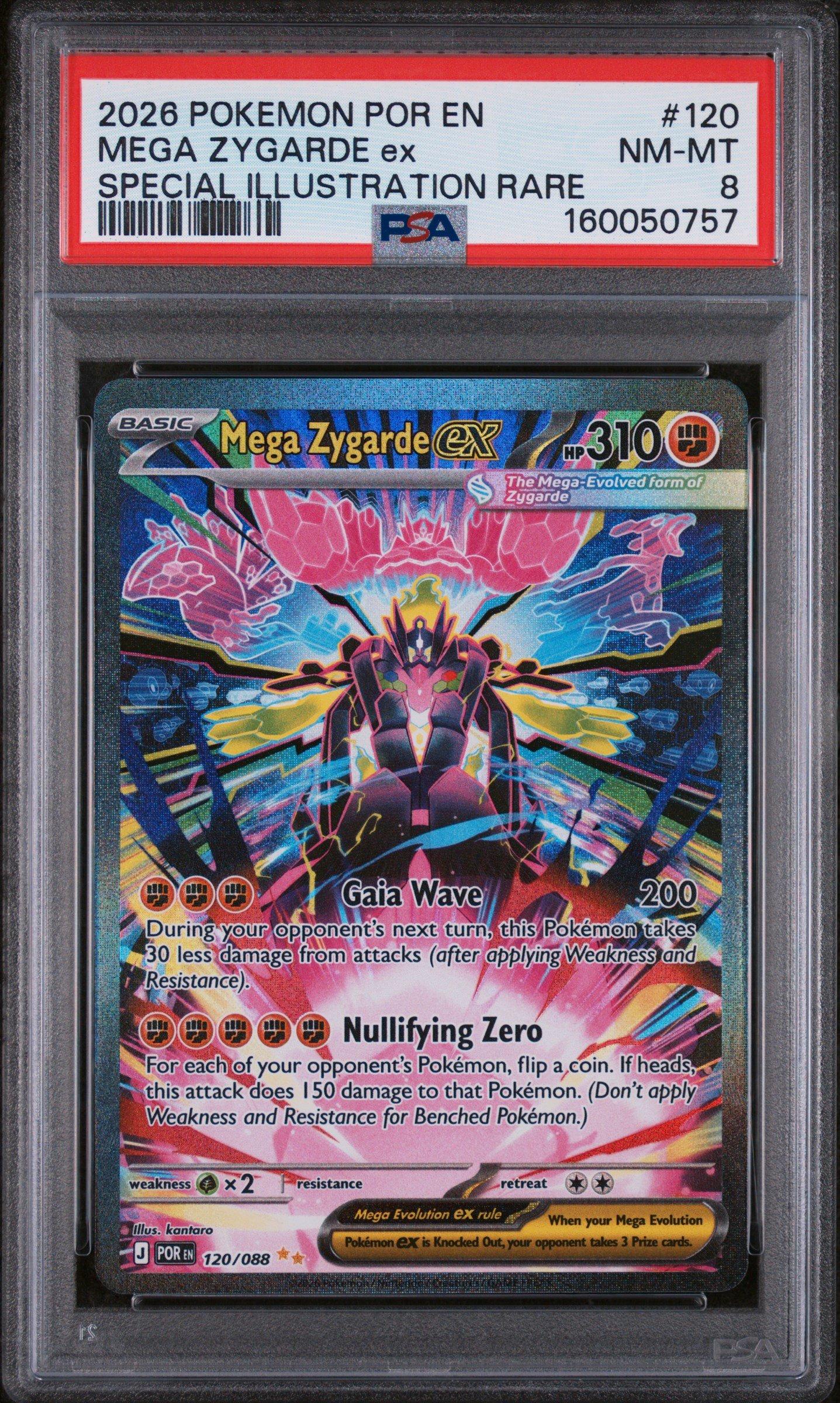 2026 Pokemon Por En-perfect Order 120 Mega Zygarde Ex Special