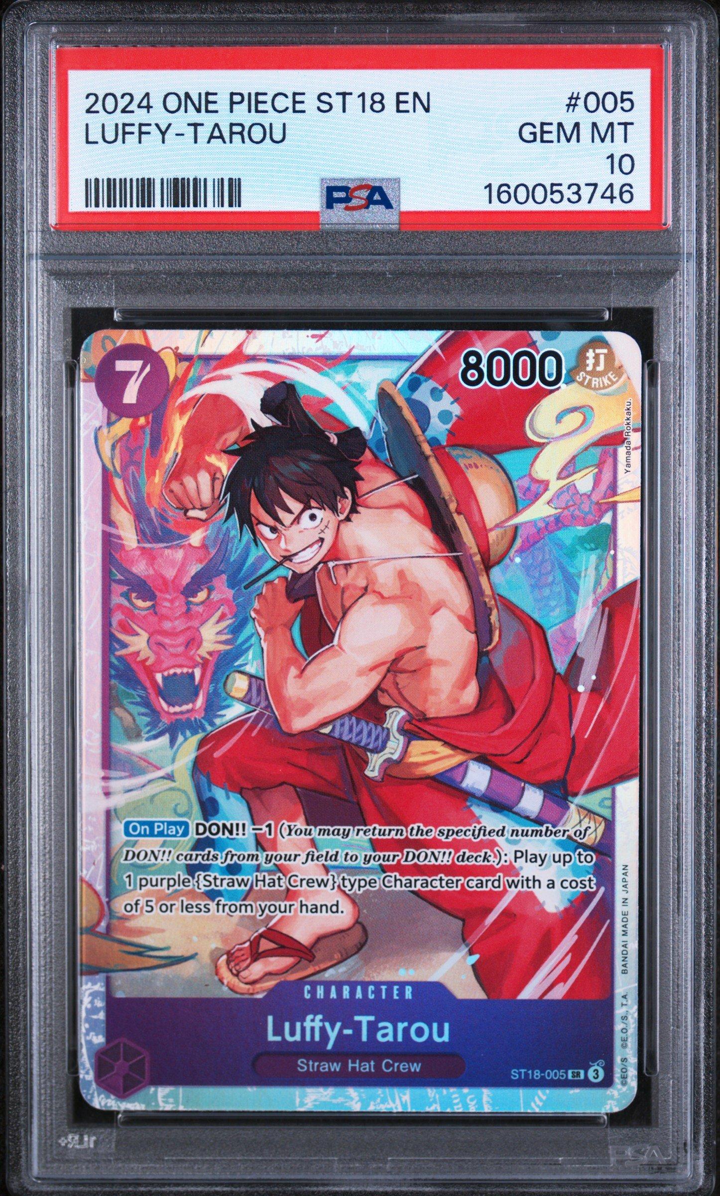 2024 One Piece Starter Deck St18-purple Monkey D. Luffy 005 Luffy