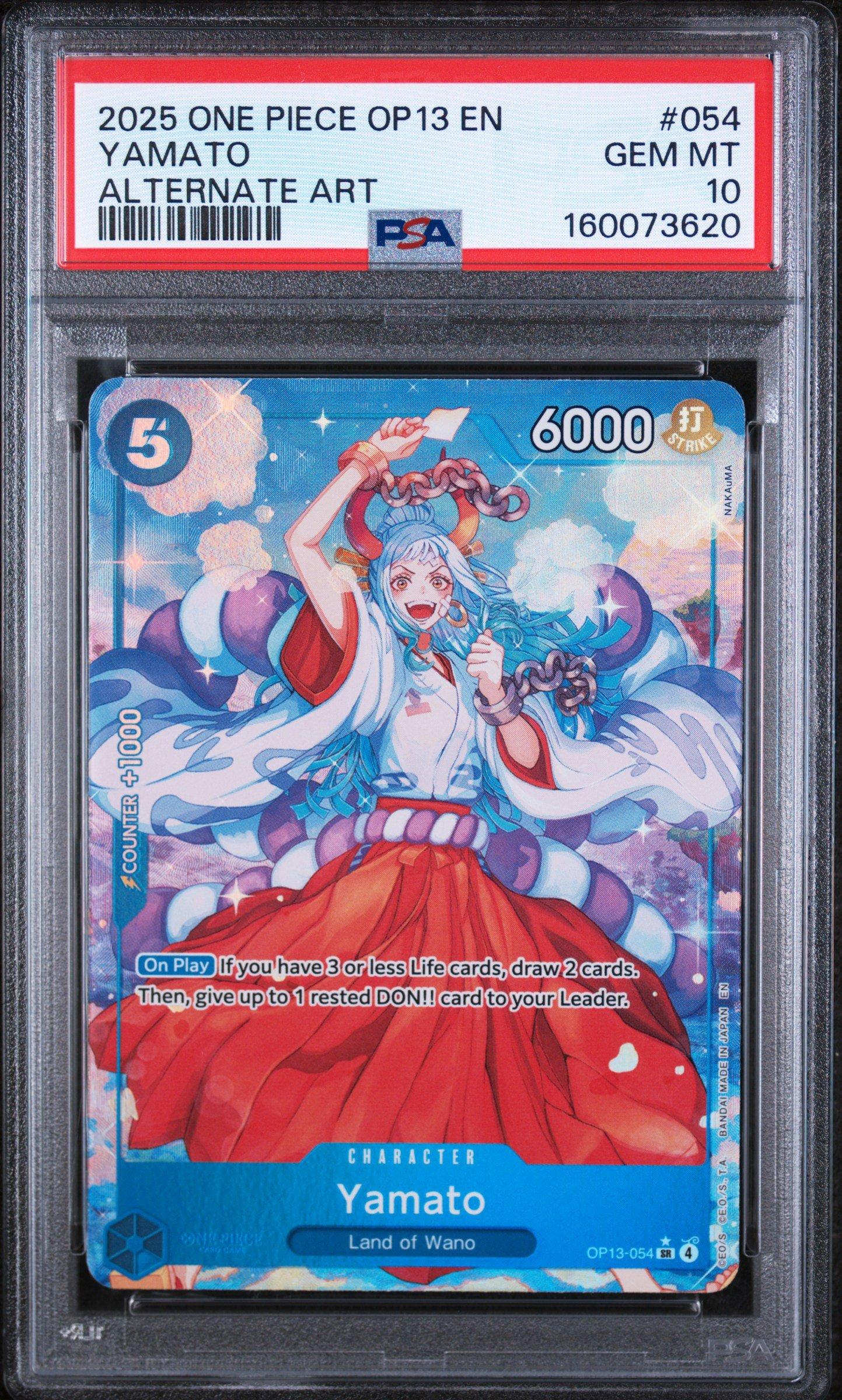 2025 One Piece Op13-carrying On His Will 054 Yamato Alternate Art
