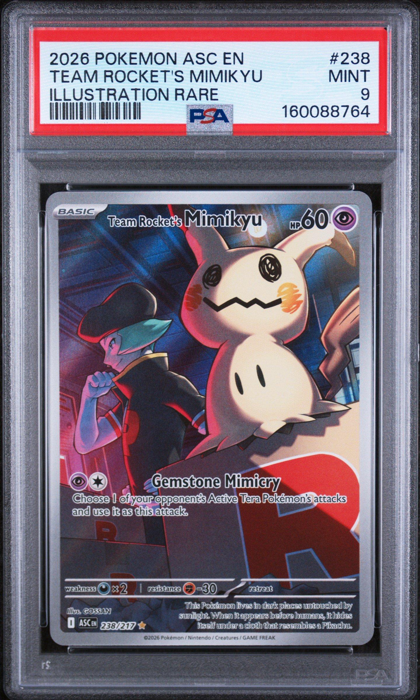 ⭐️⭐️⭐️mayumayu 2026 Pokemon Asc En-ascended Heroes 238 Team Rocket's Mimikyu