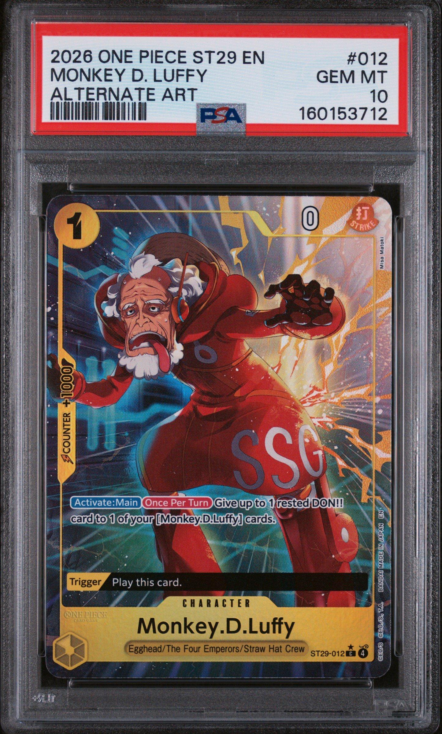 2026 One Piece Starter Deck St29-egghead 012 Monkey D. Luffy
