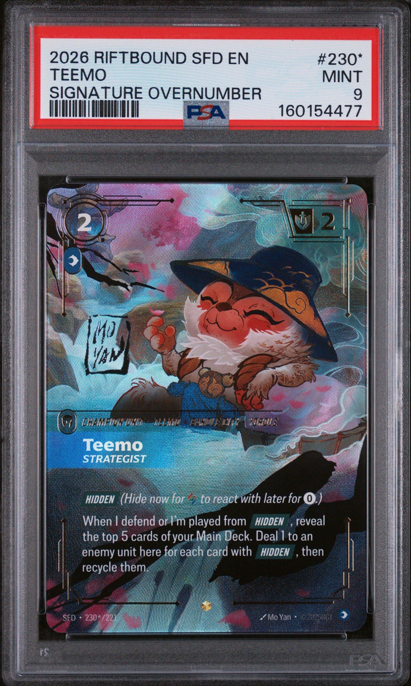 2026 Riftbound: League Of Legends Sfd-spiritforged 230* Teemo