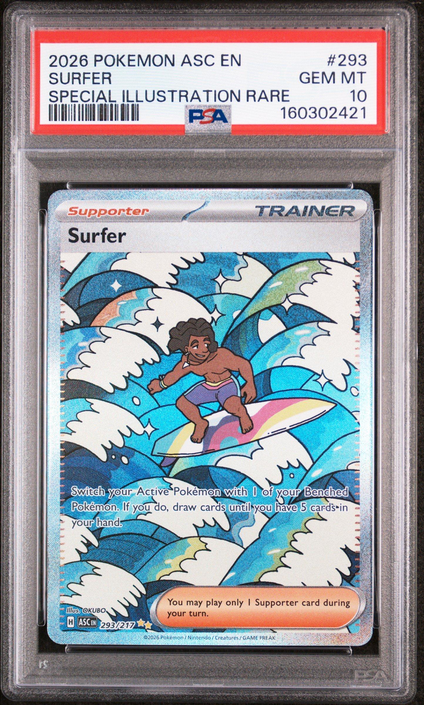 2026 Pokemon Asc En-ascended Heroes 293 Surfer Special