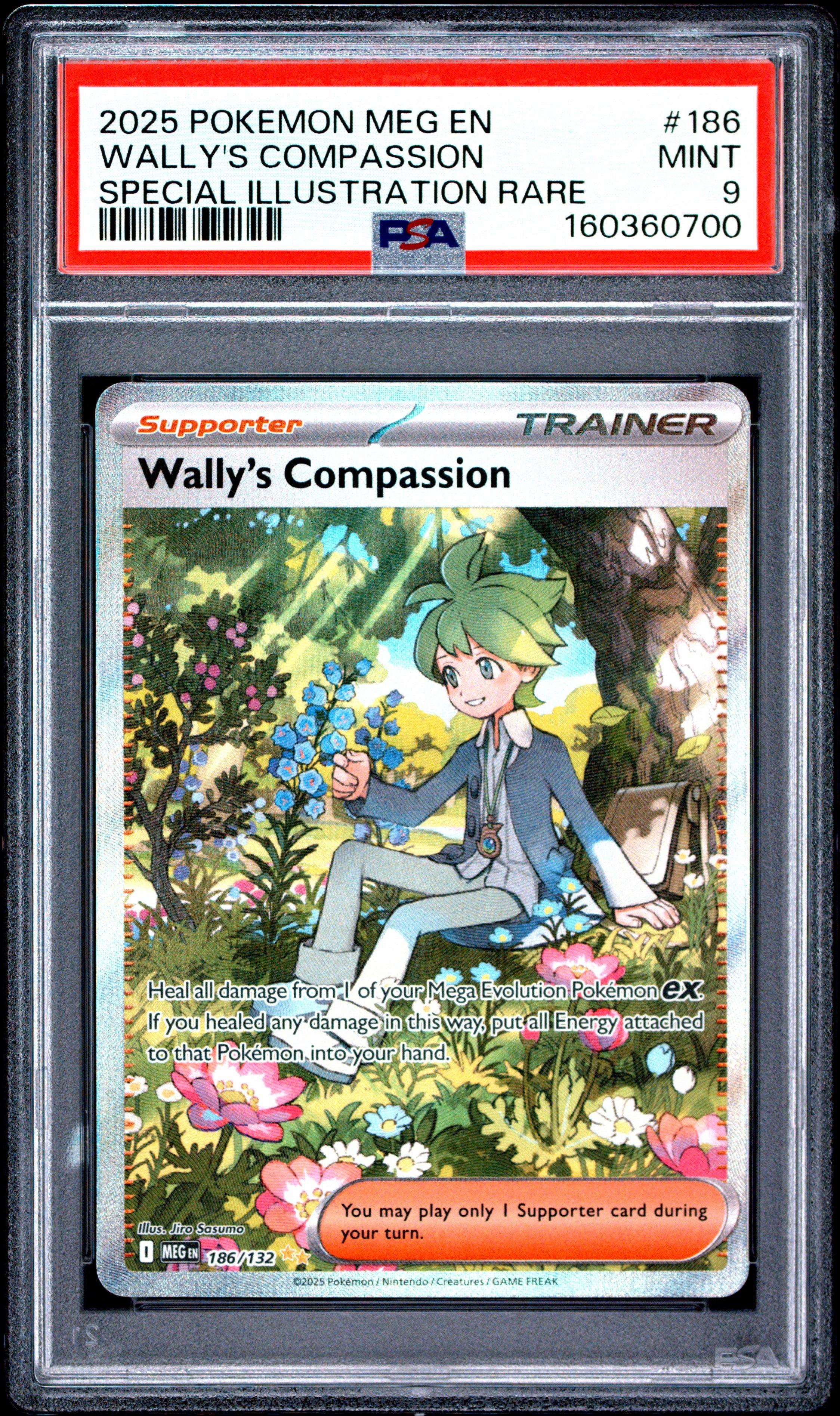 2025 Pokemon Meg En-mega Evolution 186 Wally's Compassion Special