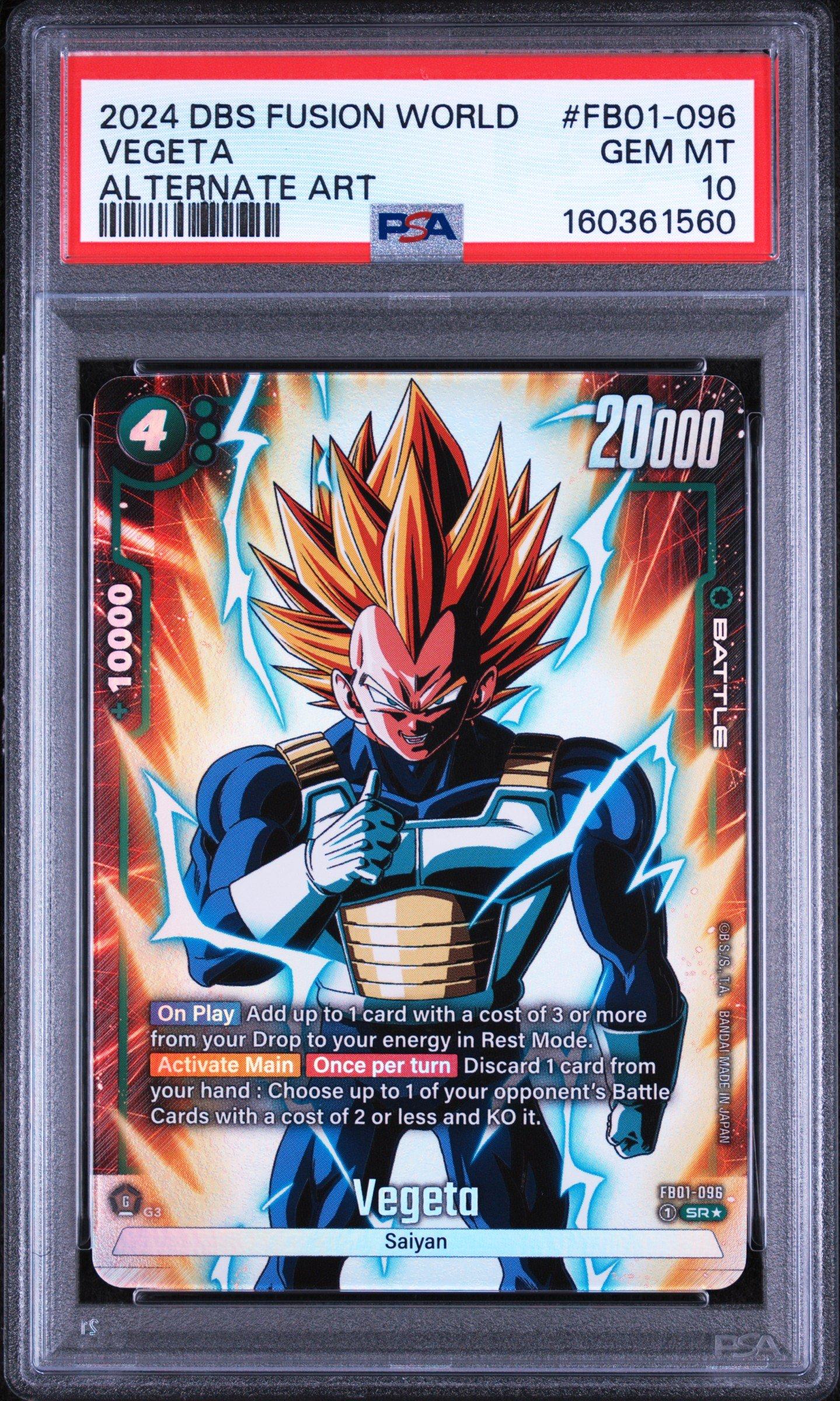 2024 DBS VEGETA トッププライズカード 2024 Dragon Ball Super Card Game Fusion World Awakened Pulse Fb01