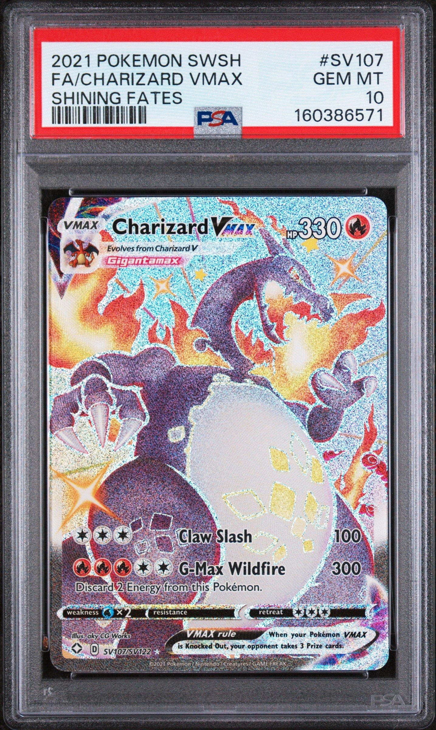 pokemon charizard card vmax SWSH: Sword & Shield Promo Cards - SWSH261 Graded by Why is Charizard VMAX Pokemon