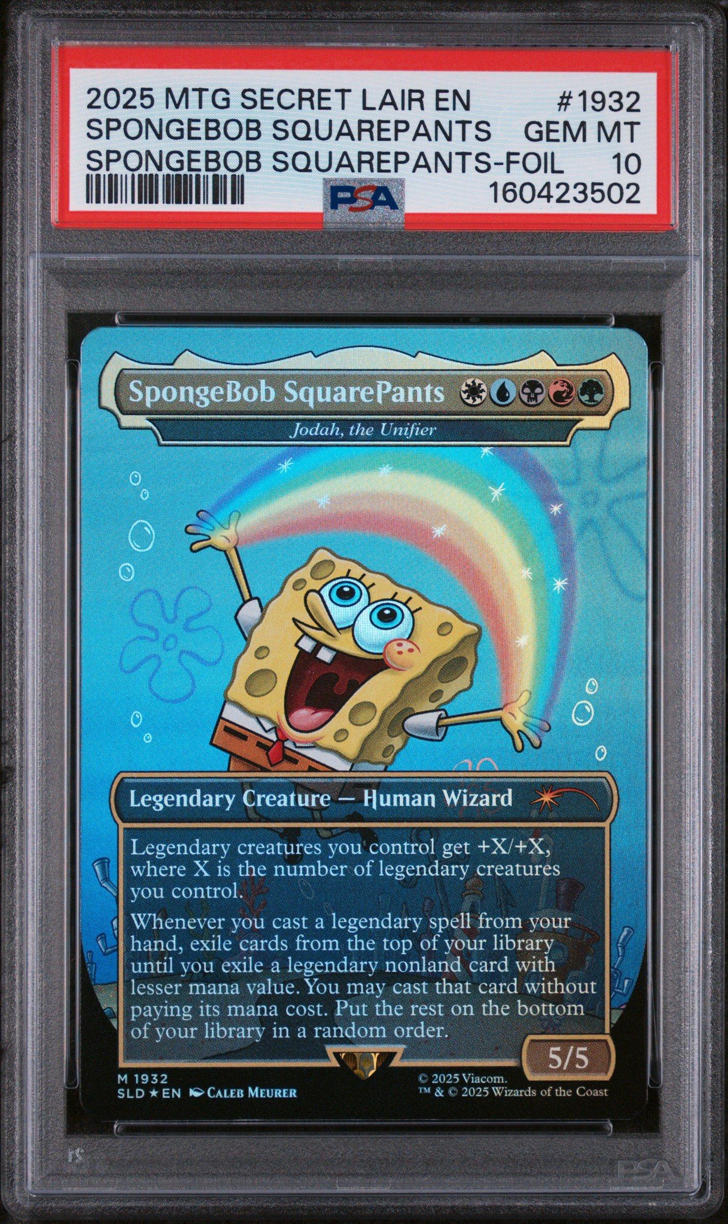 spongebob mtg cards meme Amazon.com: Magic The Gathering Secret Lair x Spongebob Squarepants: Internet Sensation (Non-Foil) : Toys & Games Secret Lair x SpongeBob SquarePants: