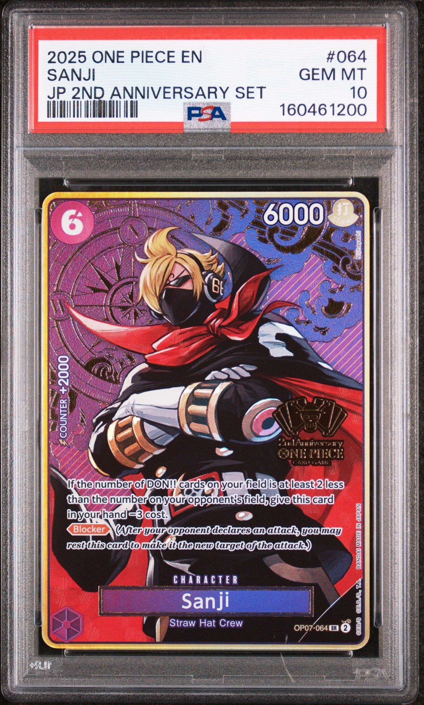one piece card game japanese 2nd anniversary set (FULL SEALED SET) and embark on an exciting journey with iconic characters 2025 One Piece EN JP