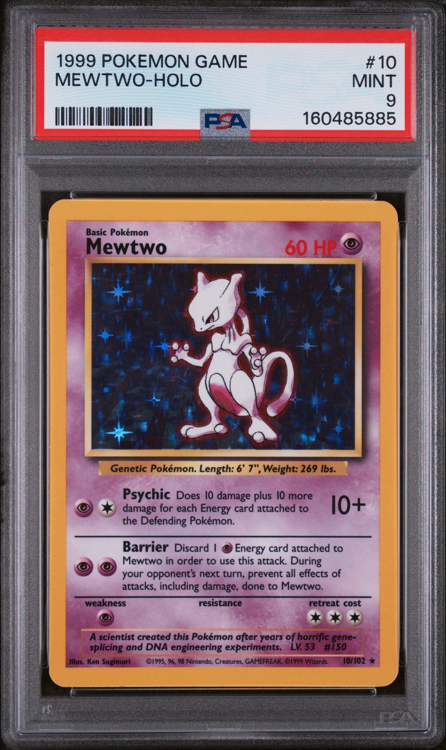 1999 holo pokemon cards Rare Ninetails Pokmon Base Set PSA 8  Kollector's Nest Commemorate your favorite tabletop game with this Mewtwo 1999 Pokemon Game Holo Rare #10 PSA Authenticated 6 Card Charizard card sold for $420,000,