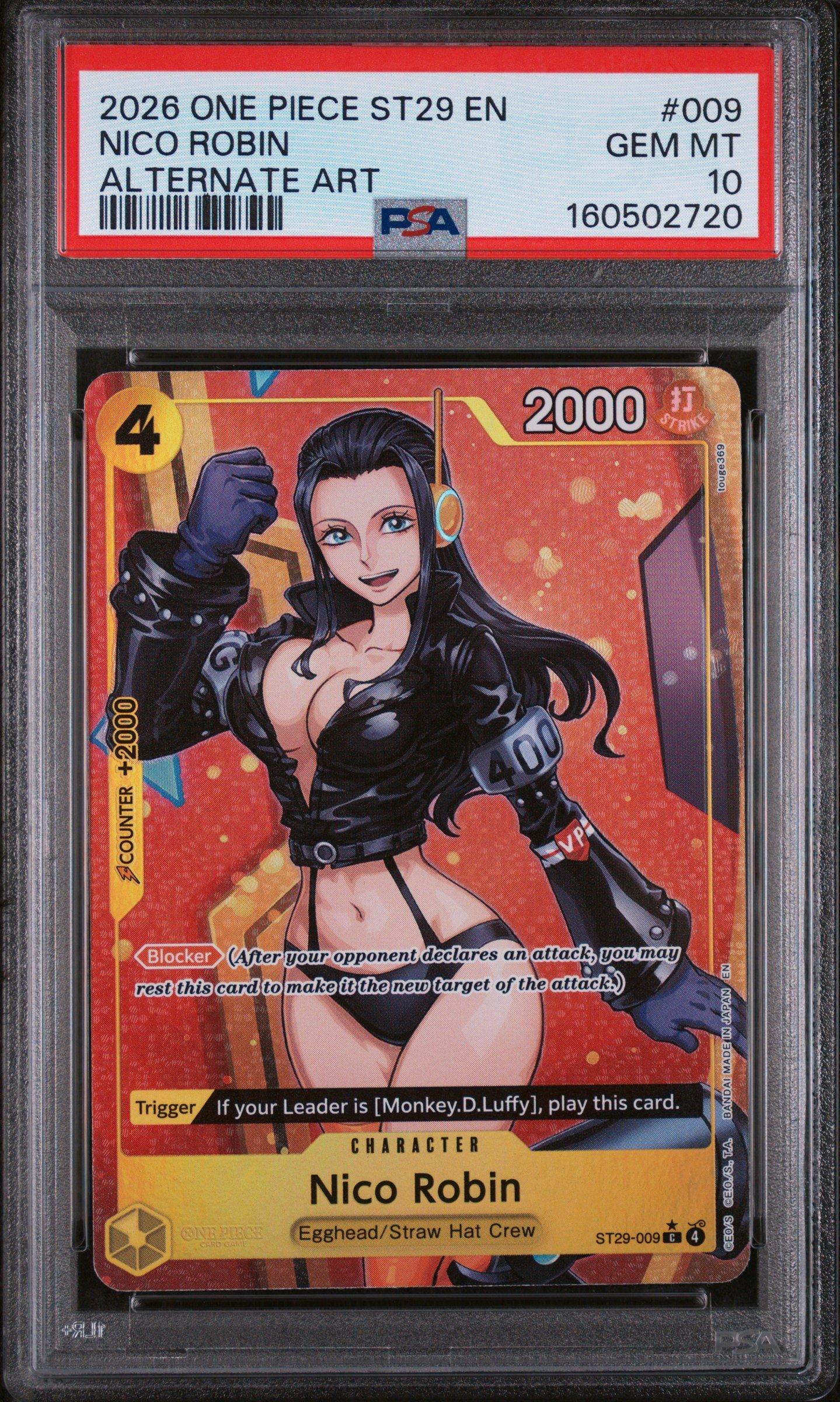 2026 One Piece Starter Deck St29-egghead 009 Nico Robin Alternate
