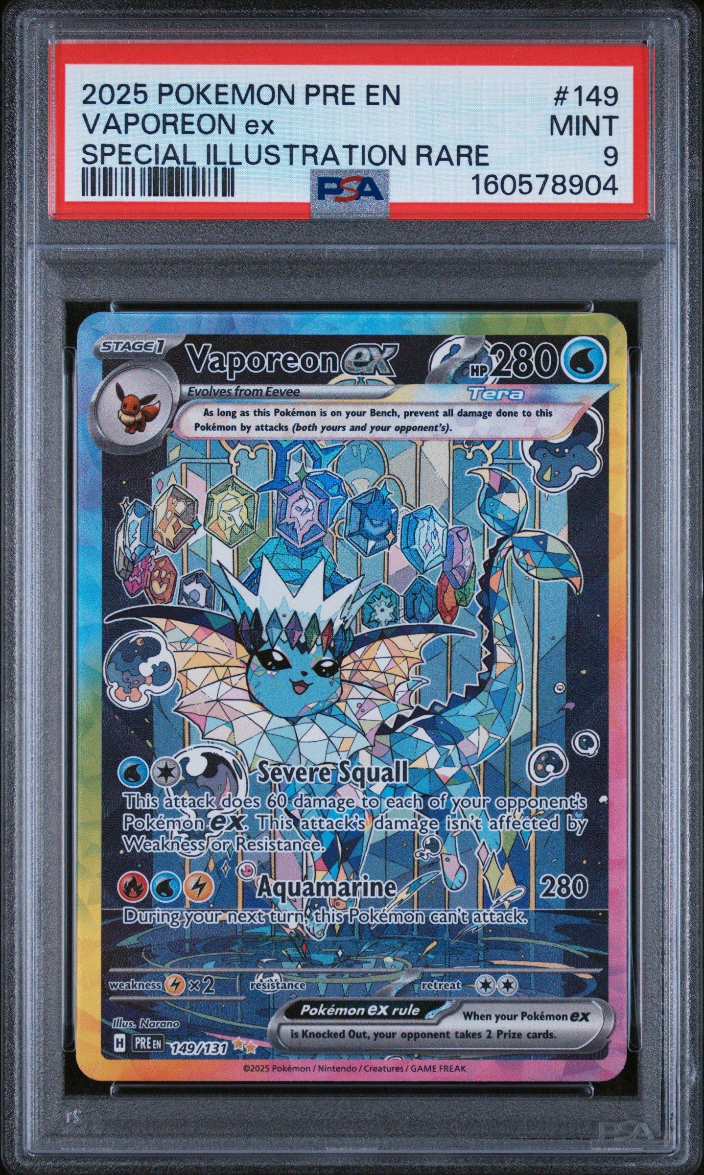 vaporeon v pokemon card value & Vmax Set - Evolving Skies 030/264 - Ultra Rare Lot Weakness Lightning 2 Resistance None None Retreat Cost Pokemon - Vaporeon ex 023/131