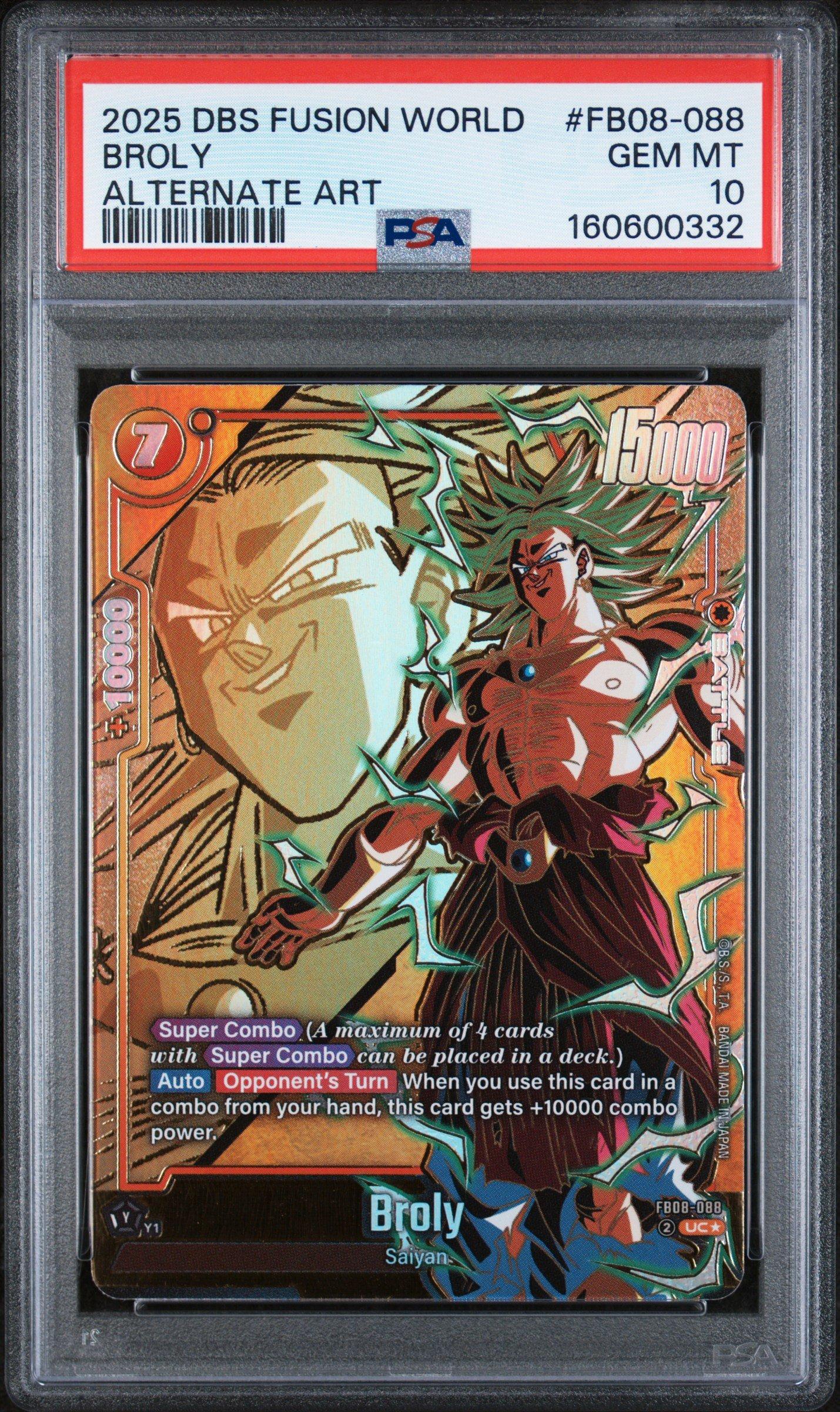 dragon ball super card game fusion world broly Start Deck FS03 card sleeve 2025 Dragon Ball Super Card