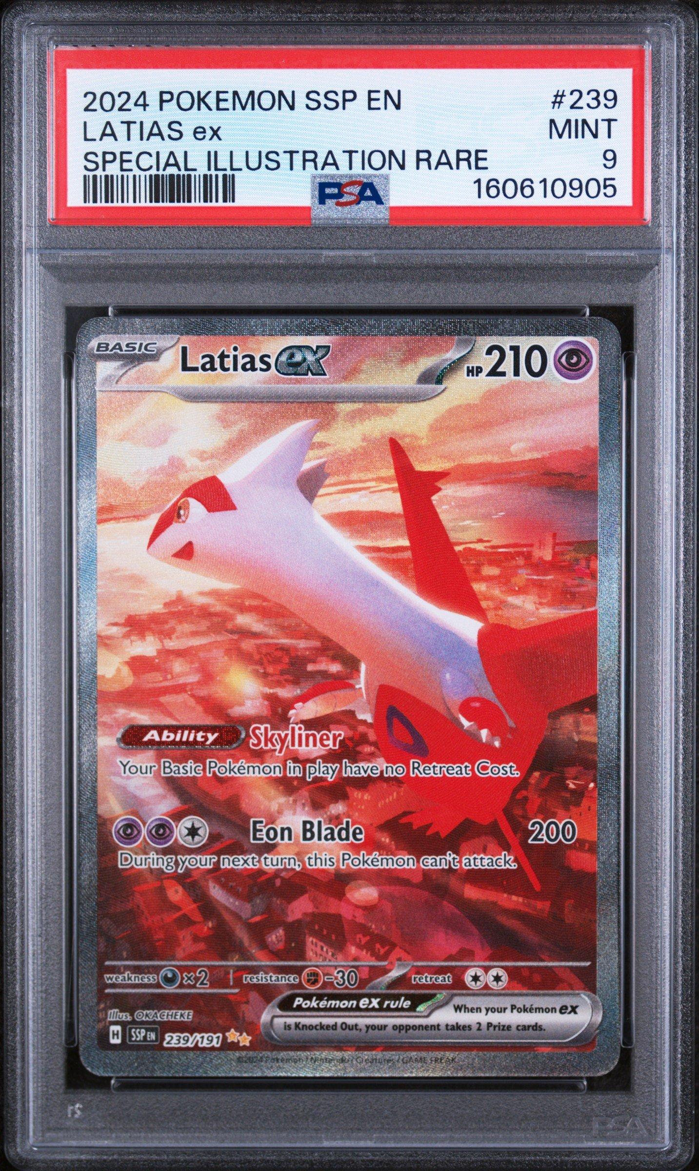pokemon card latias ex Mega #181 EXTENDED ART – Raycardza ex has been Knocked Out 2024 Pokemon Ssp En-surging Sparks
