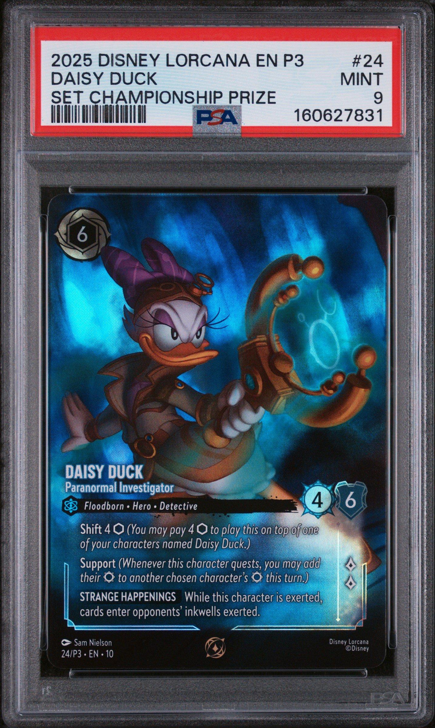2025 Disney Lorcana En P3-promo 24 Daisy Duck - Paranormal