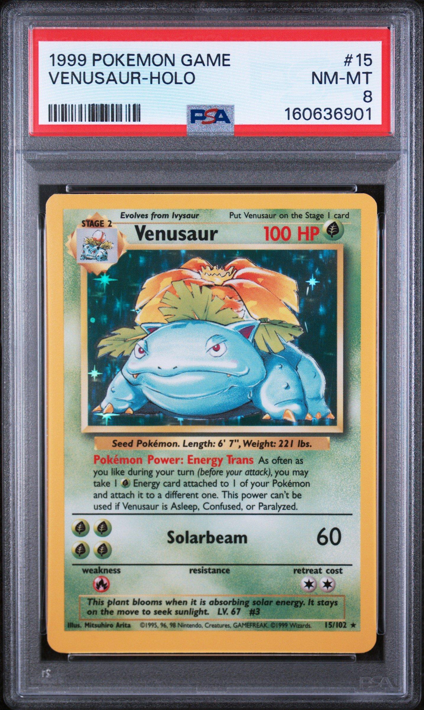 1999 venusaur pokemon card value Game Holo #15 PSA 10 cementing its place as a must Venusaur #15 Prices | Pokemon