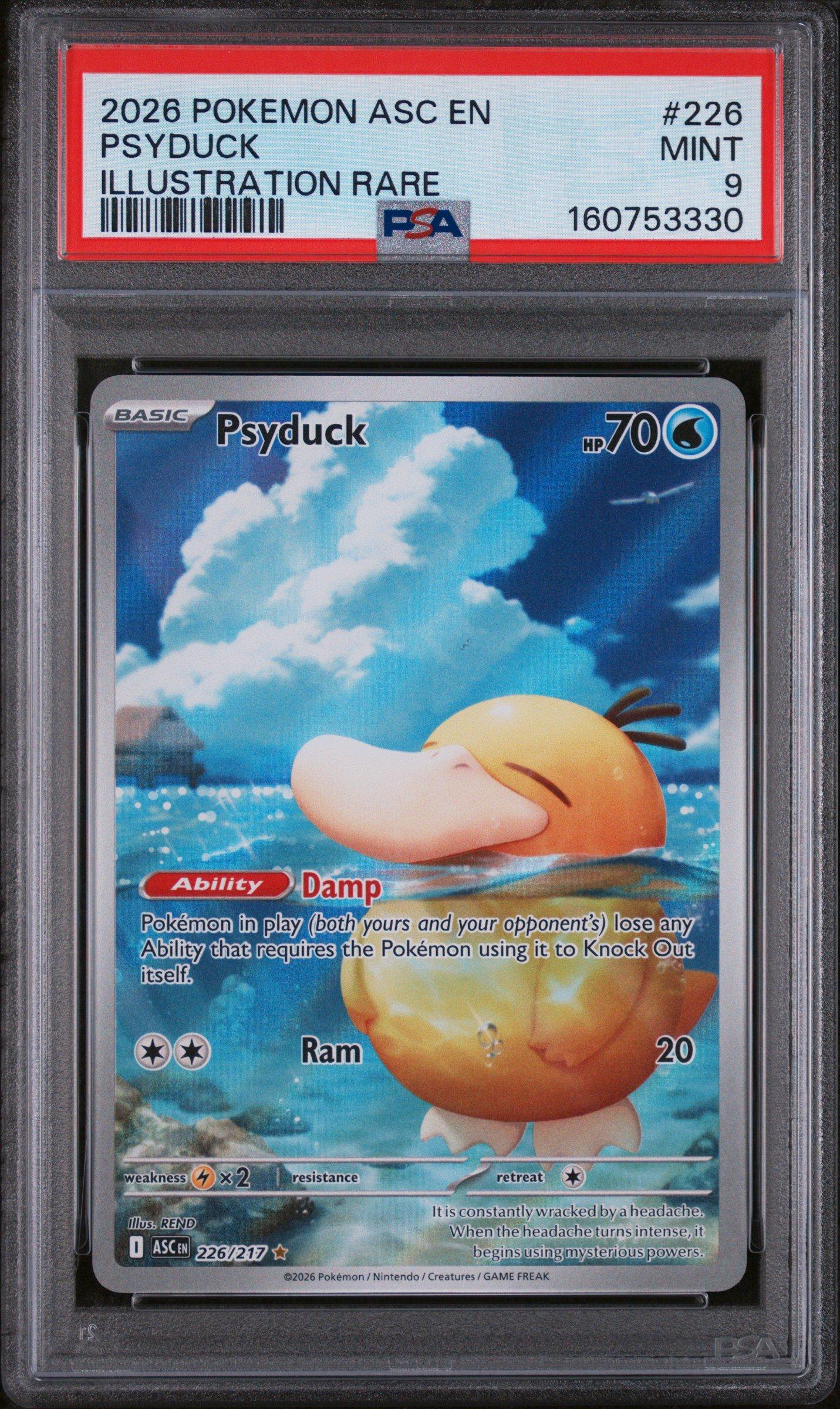 pokemon psyduck card value Misty's Pokmon TCG Cards for sale Common Retreat cost 226/217 Psyduck Pokmon Card Extended