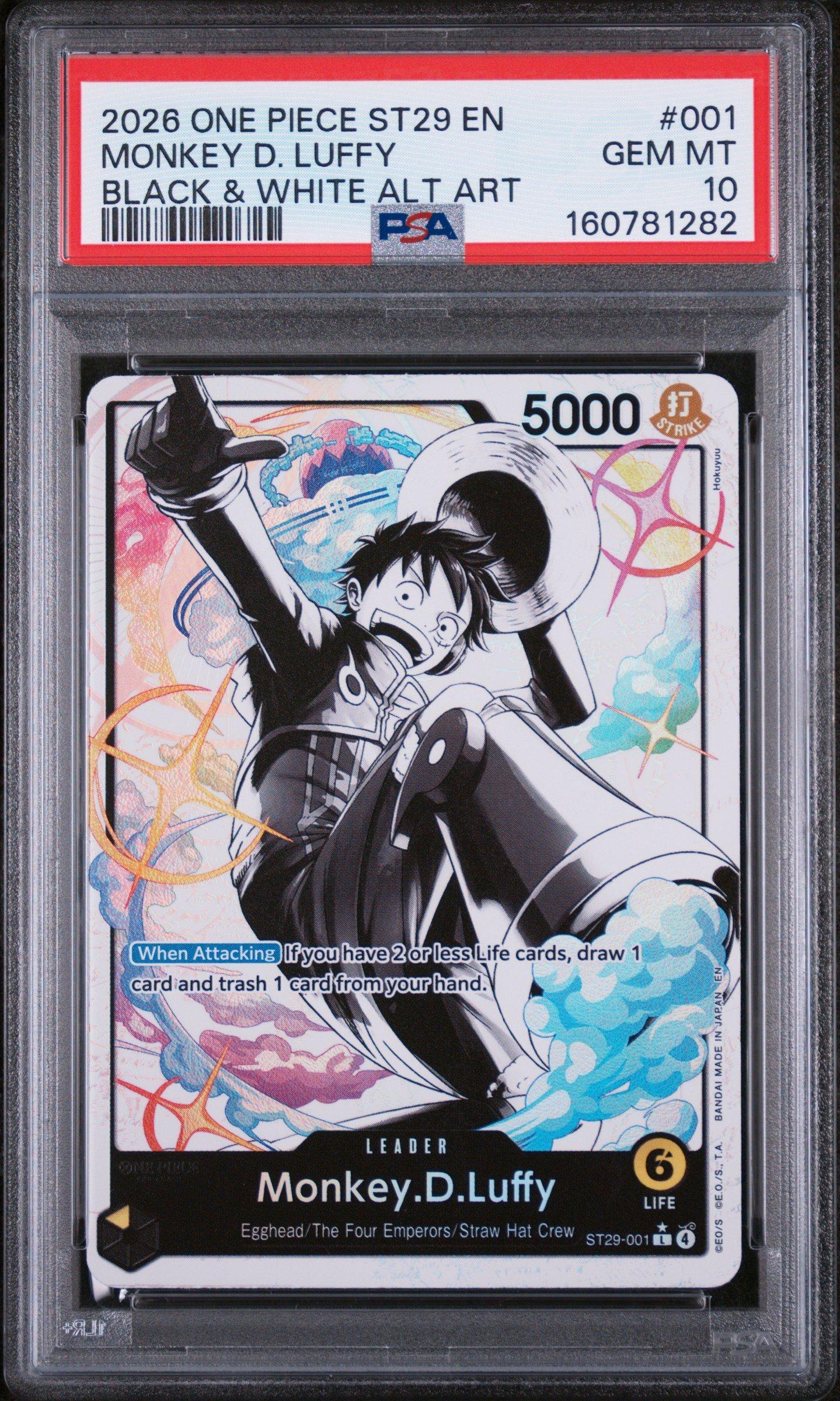 2026 One Piece Starter Deck St29-egghead 001 Monkey D. Luffy Black