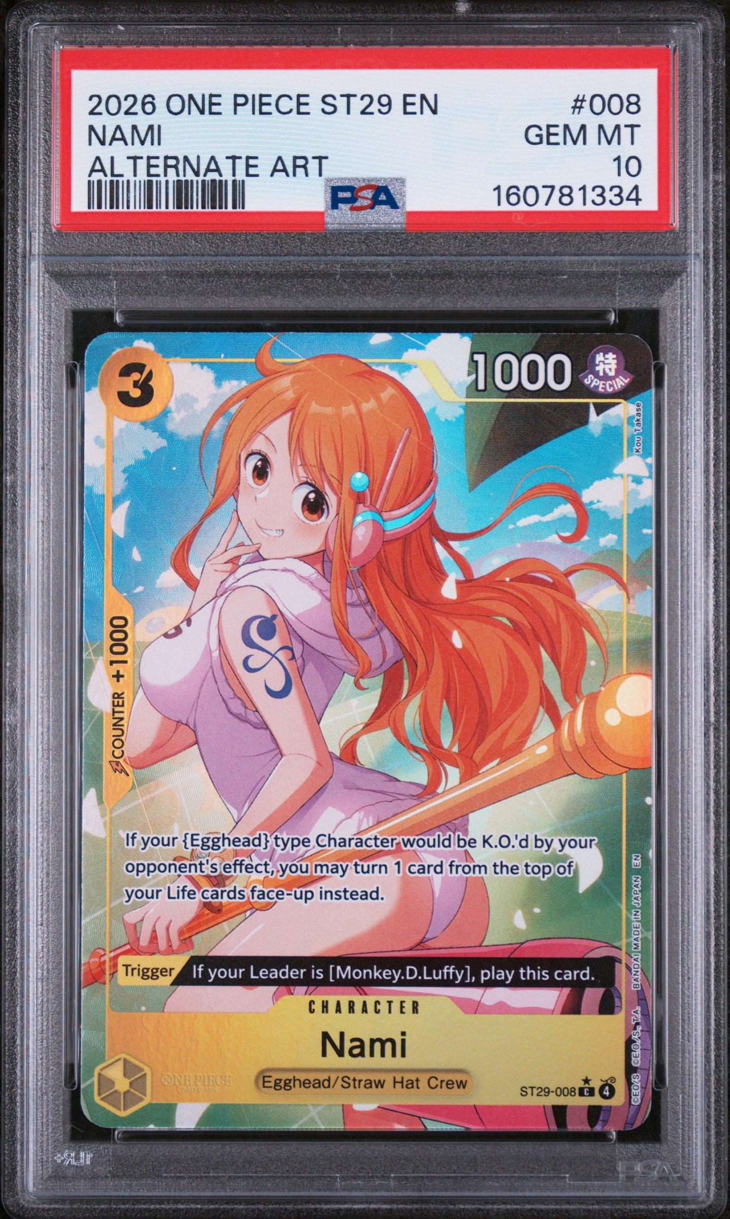 2026 One Piece Starter Deck St29-egghead 008 Nami Alternate Art