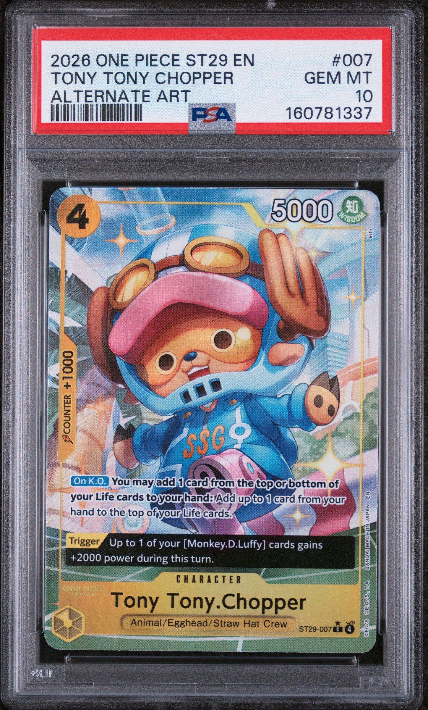 2026 One Piece Starter Deck St29-egghead 007 Tony Tony Chopper