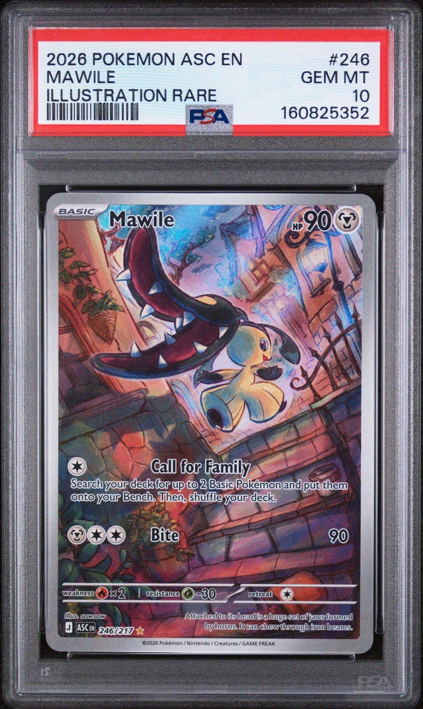 2026 Pokemon Asc En-ascended Heroes 246 Mawile Illustration Rare