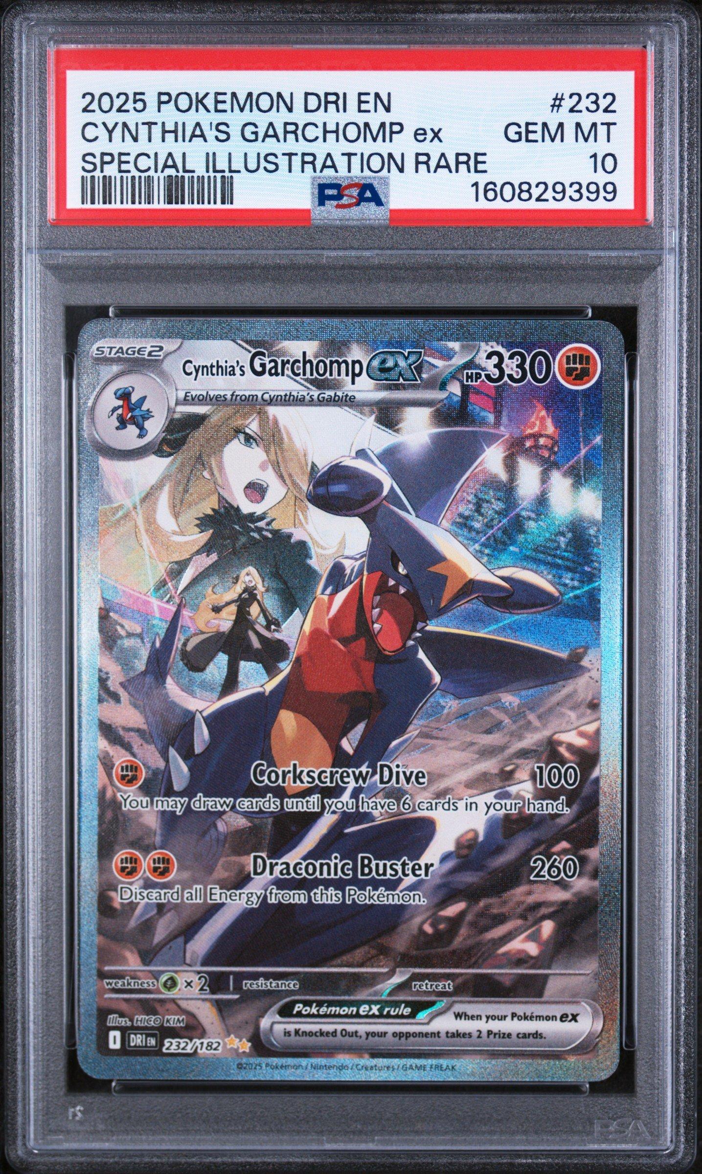 pokemon garchomp card Cynthia's EX #232 EXTENDED ART  Raycardza Pokmon TCG: Garchomp Ground Break