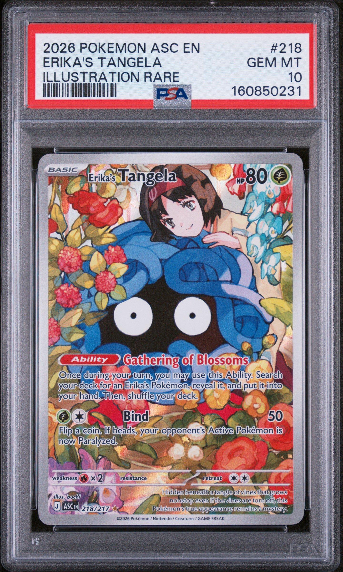 shiny tangela pokemon card - 178/165 - Pokemon 151 - Illustration Art Rare Basic Weakness Tangela Art Rare (178) 2023