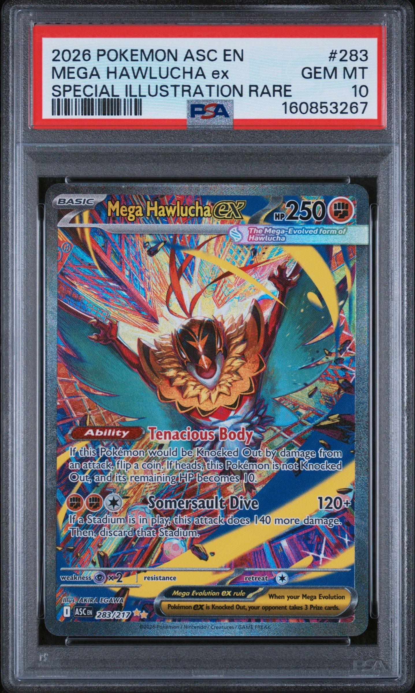 2026 Pokemon Asc En-ascended Heroes 283 Mega Hawlucha Ex Special