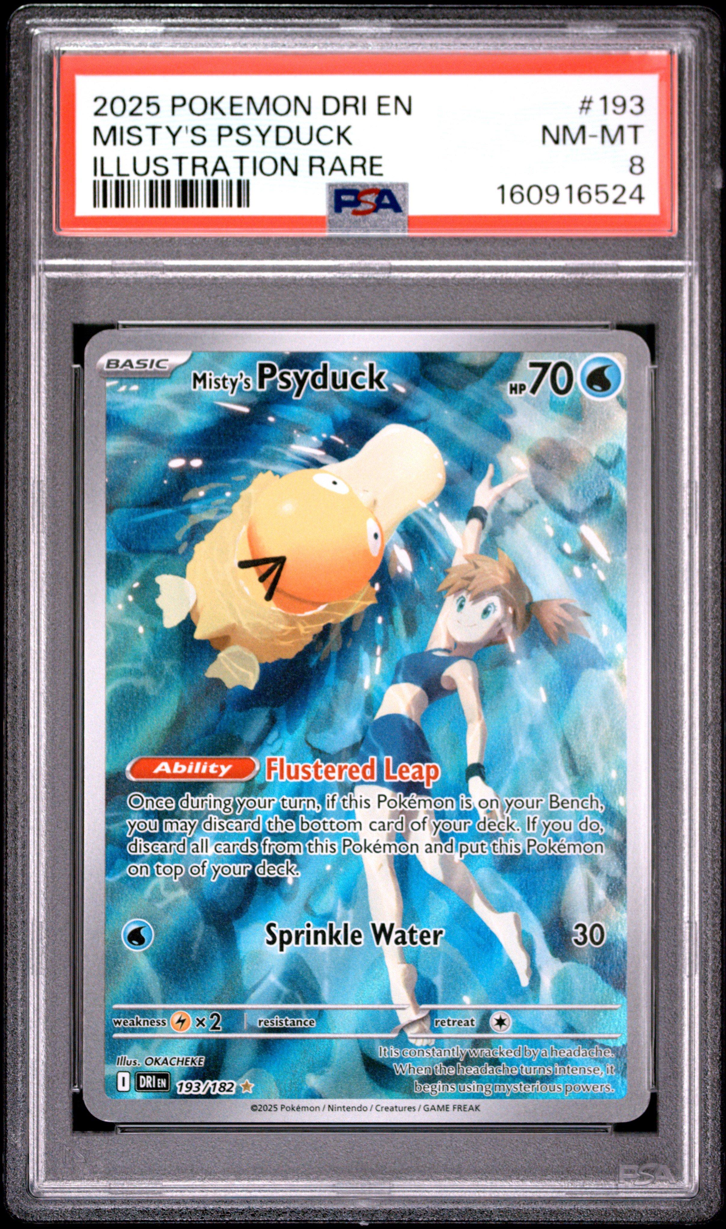 2025 Pokemon Dri En-destined Rivals 193 Misty's Psyduck