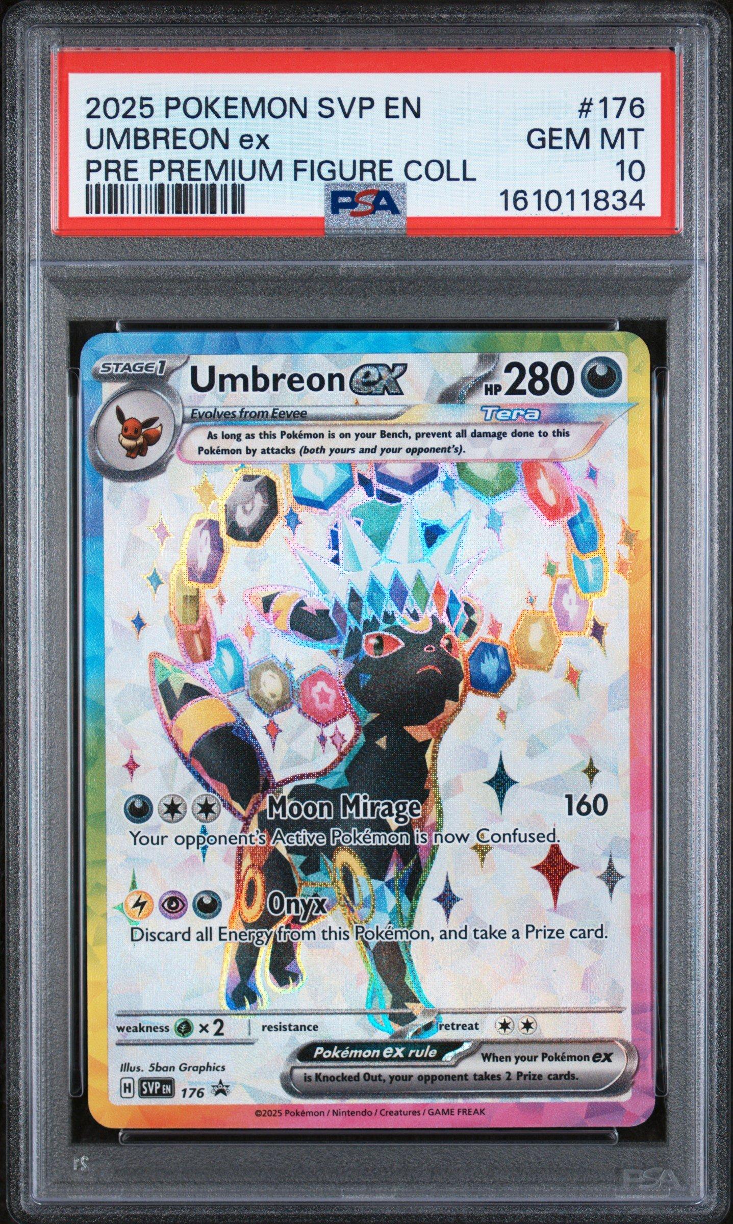 ブラッキー　英語版　PSA10 Umbreon ex 176 ポケモンカード 2025 Pokemon Svp En-sv Black Star Promo 176 Umbreon Ex Prismatic