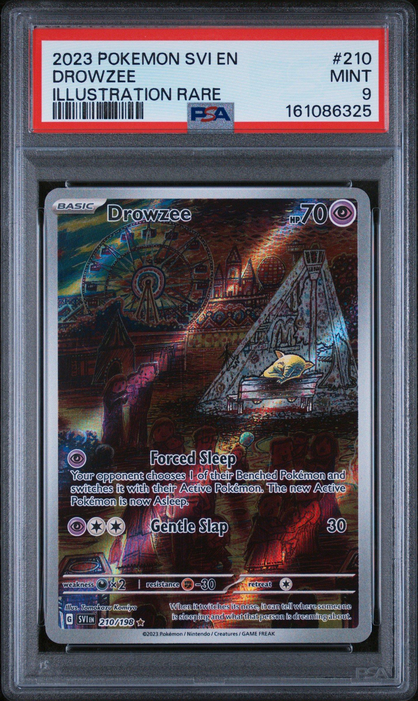 2023 Pokemon Svi En-scarlet & Violet 210 Drowzee Illustration Rare