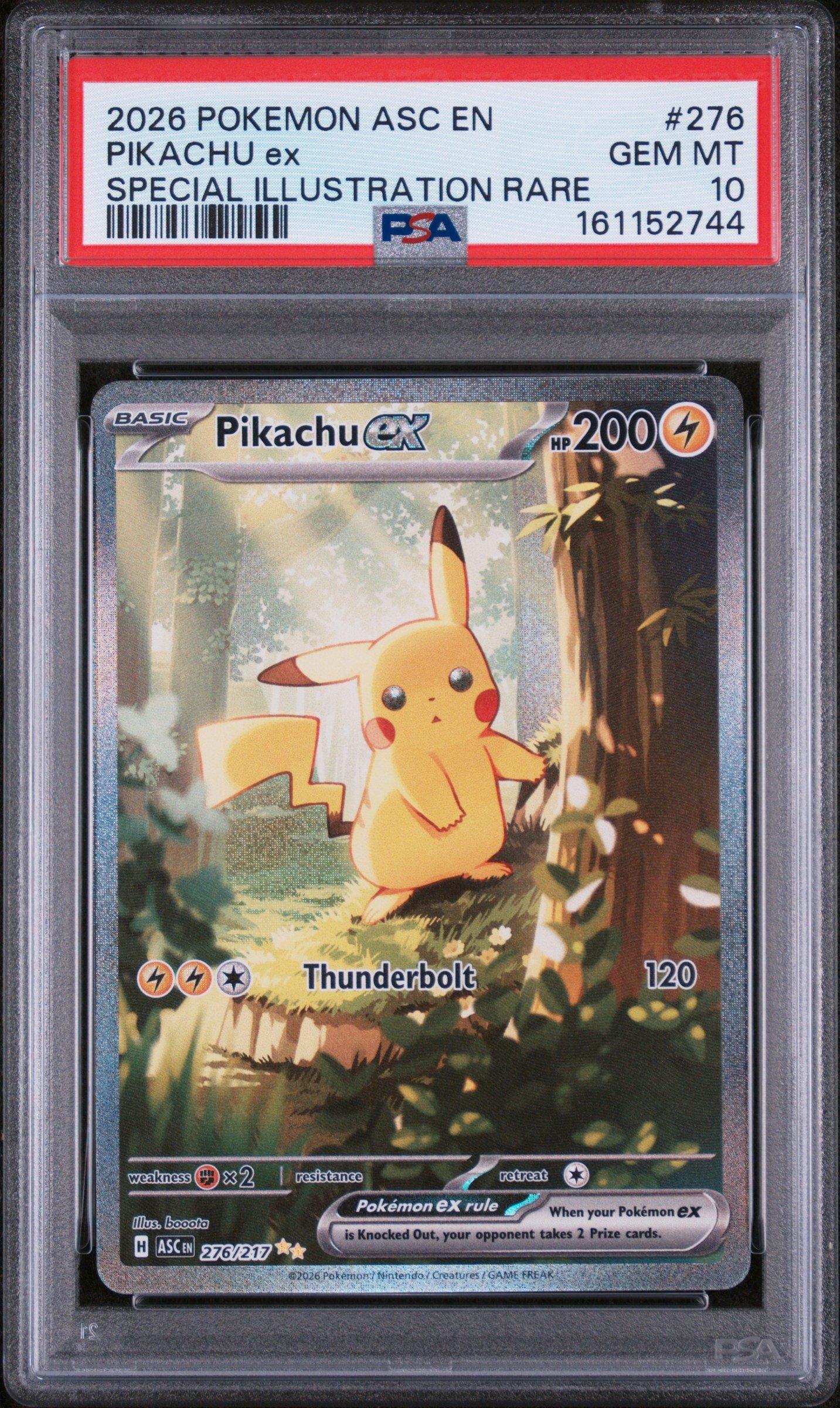 2026 Pokemon Asc En-ascended Heroes 276 Pikachu Ex Special
