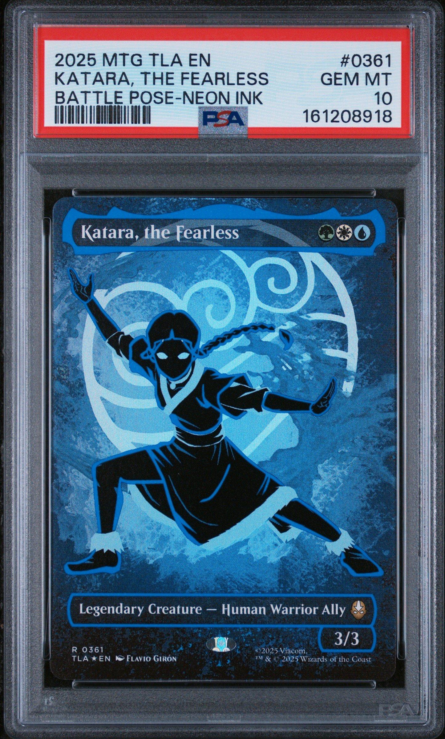 katara promo card mtg Magic The Gathering - Avatar The Last Airbender that ability triggers an additional time.rareLegendary Creature  Human Warrior AllyFrom the Magic Katara, the Fearless (Borderless) 