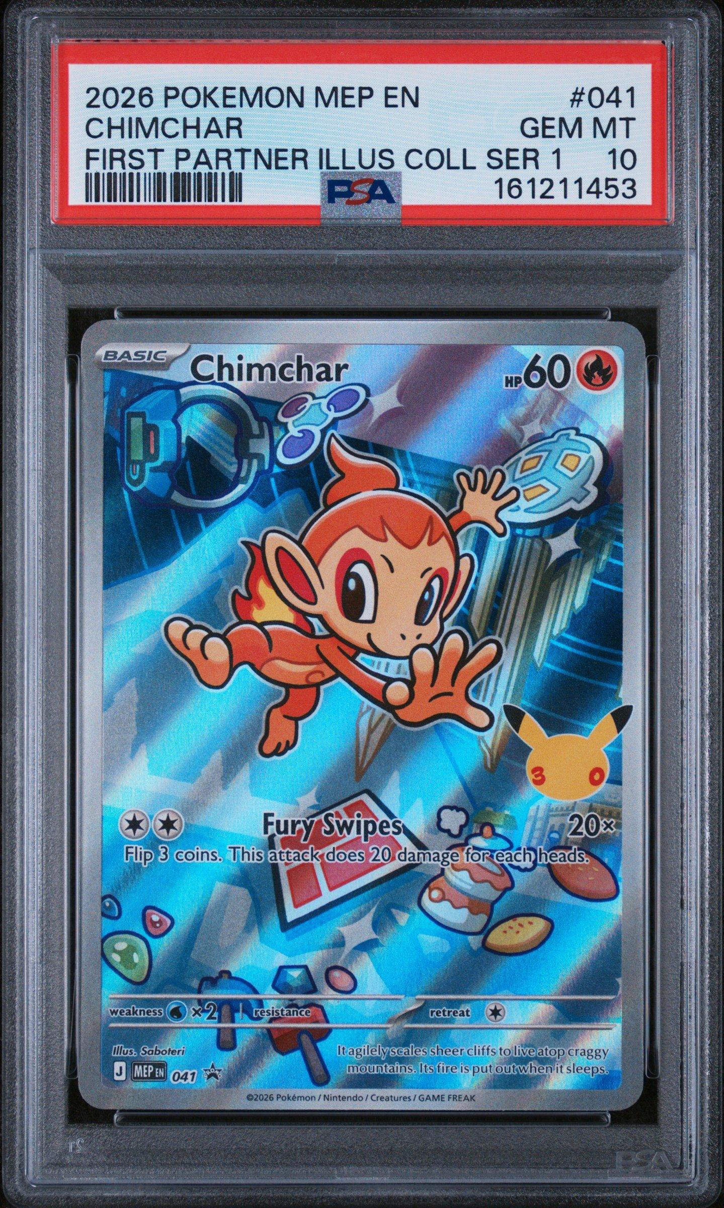 pokemon cards chimchar Jumbo Card - 76/130 Fire Fire Ember (30) Discard an Energy from this Pokmon Chimchar 024 SWSH09 Brilliant Stars