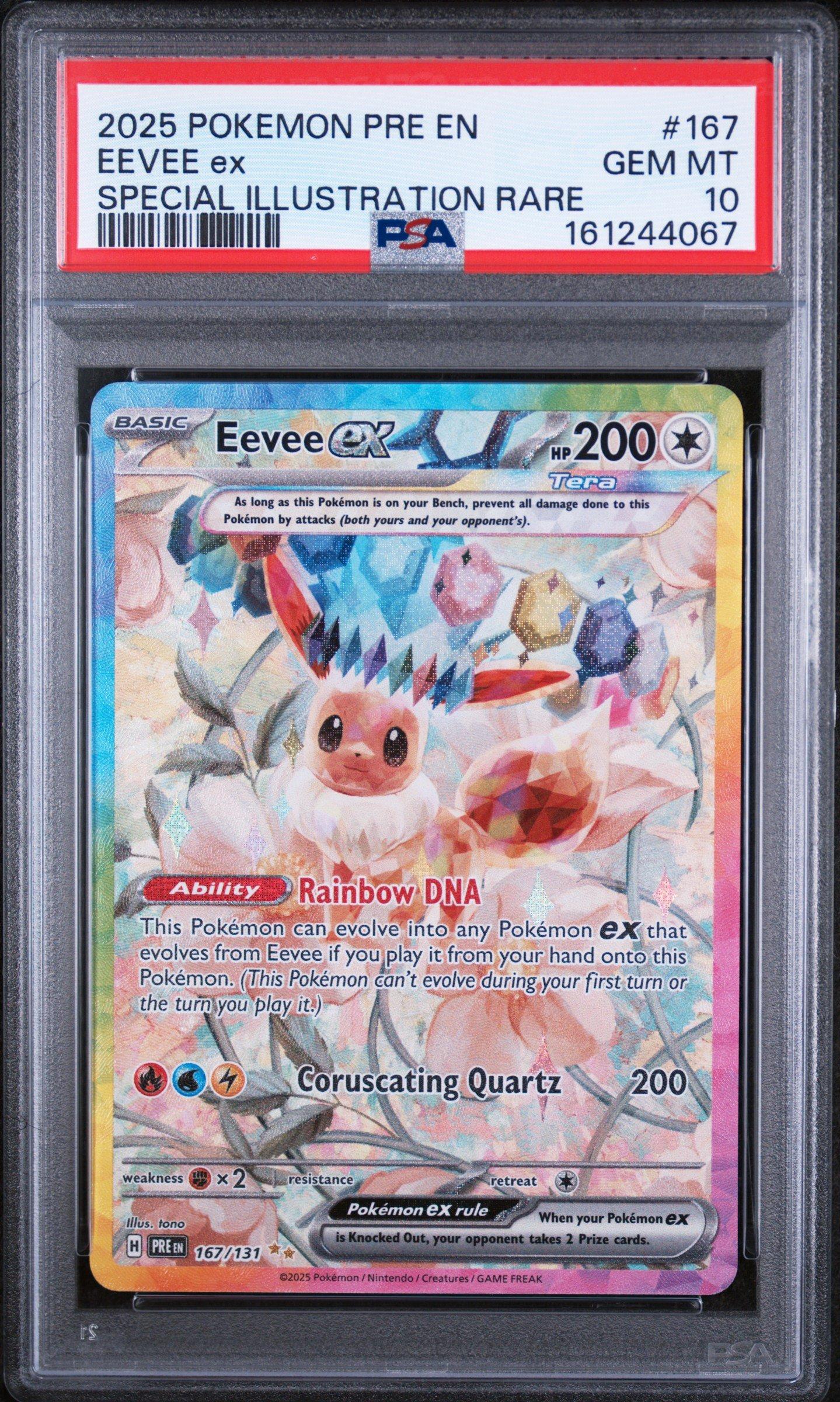 pokemon trading card game eevee v premium collection gamestop exclusive Game: (Exclusive) Toys ready to evolve thanks to its Rainbow DNA Prismatic Evolutions Super-Premium Pokemon Collection