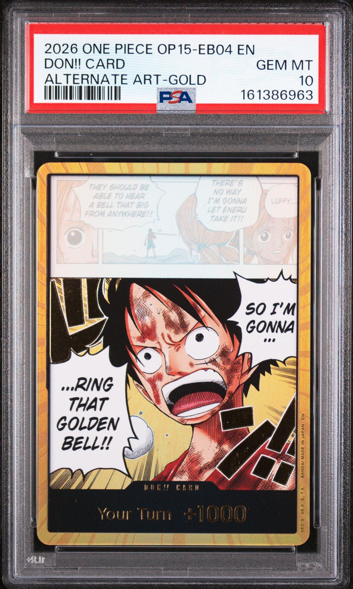 2026 One Piece Op15-eb04-adventure On Kami's Island Don!! Card