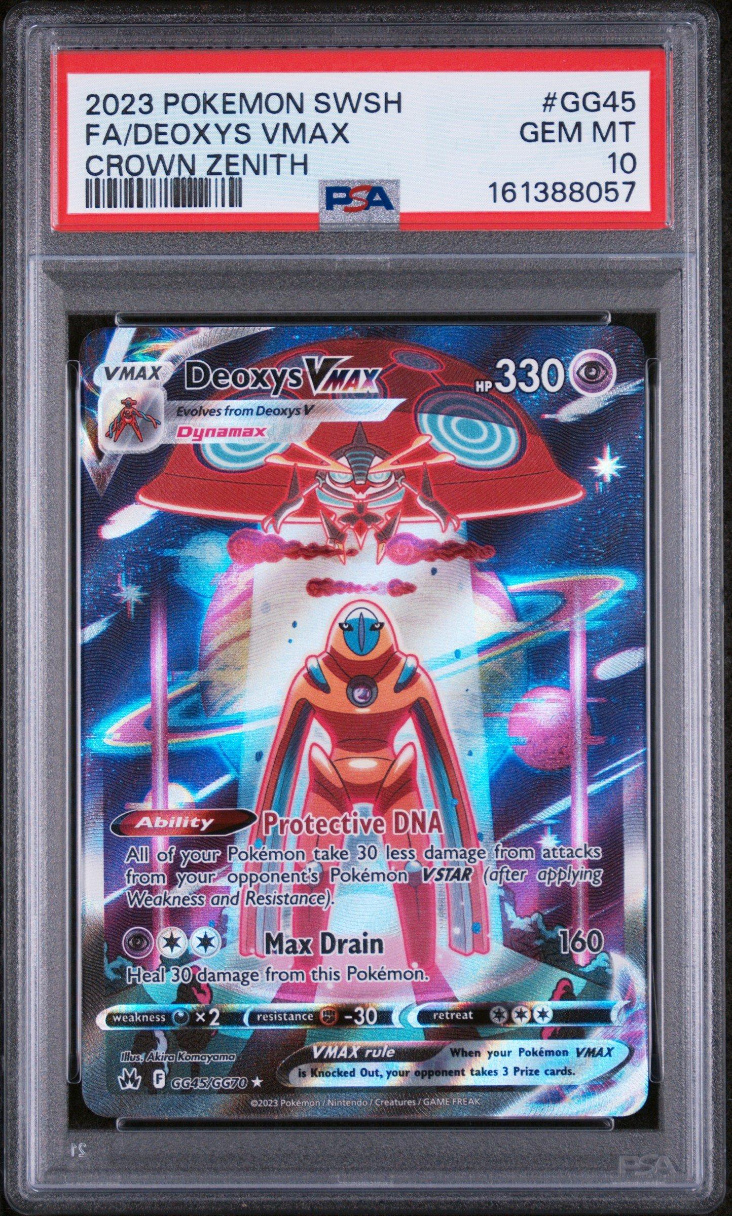 2023 Pokemon Sword And Shield Crown Zenith Gg45 Full Art/deoxys