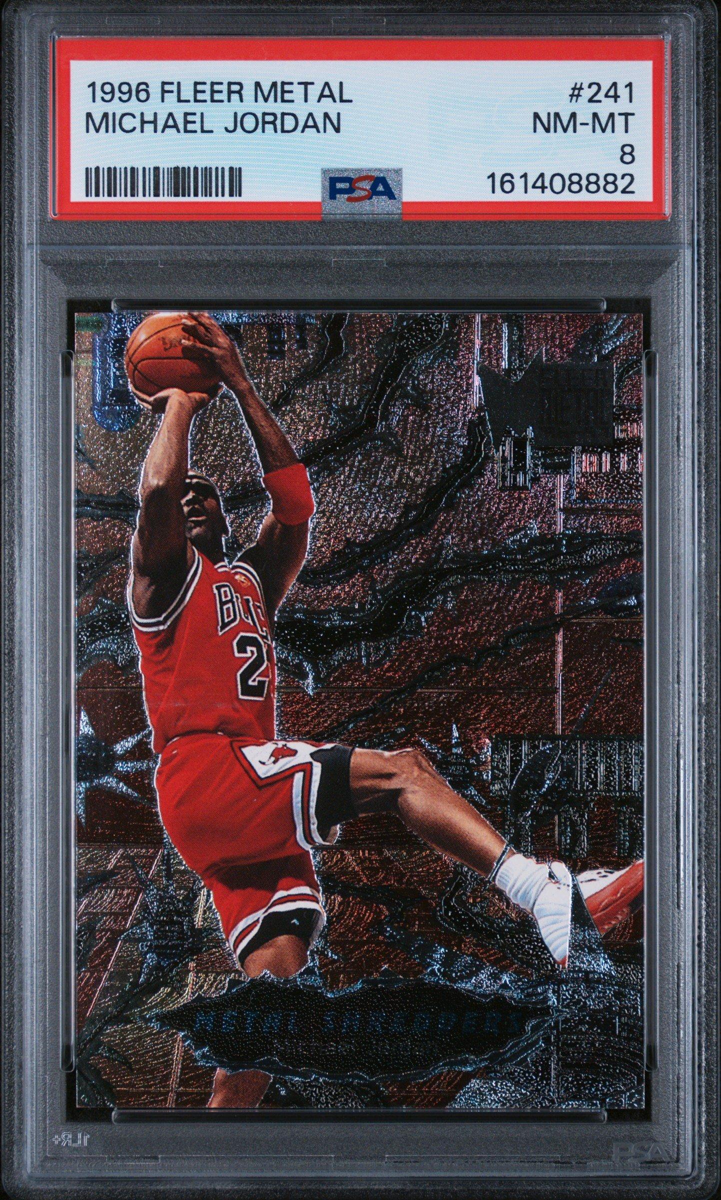 1996 Metal 241 Michael Jordan PSA 8 Graded Card | GameStop