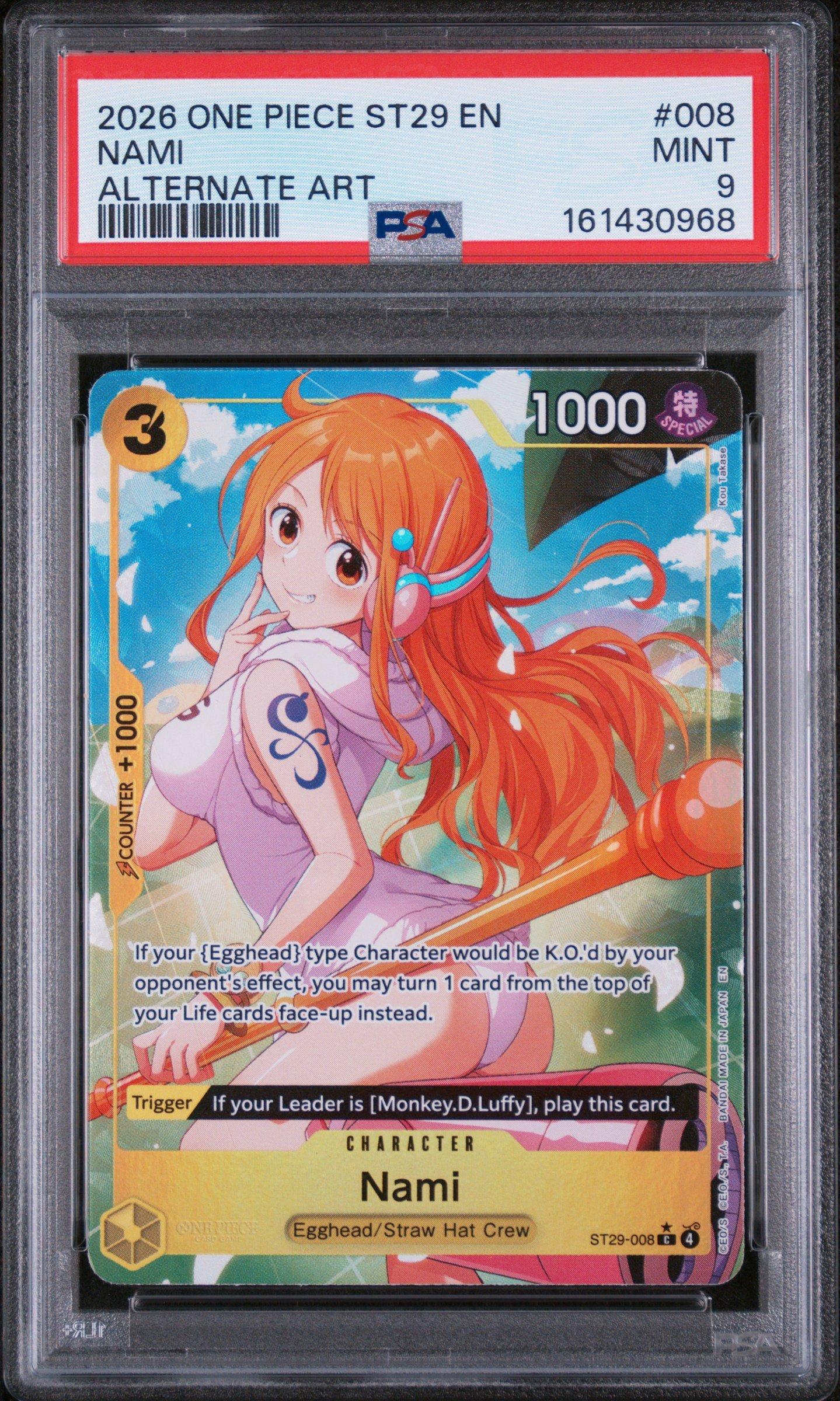 2026 One Piece Starter Deck St29-egghead 008 Nami Alternate Art