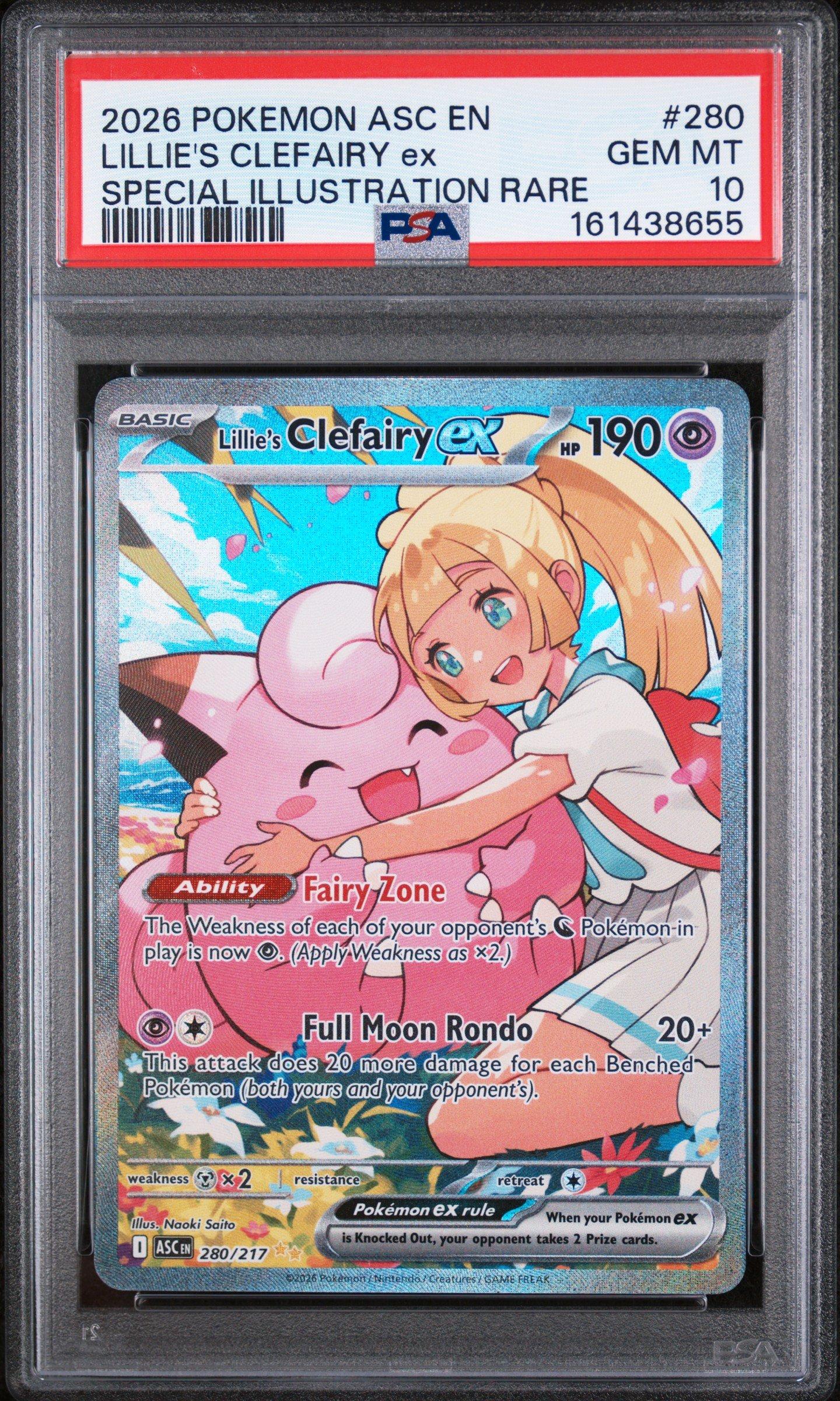 Lillie's Clefairy EX 英語版 Ascended Heroes 2026 Pokemon Asc En-ascended Heroes 280 Lillie's Clefairy Ex