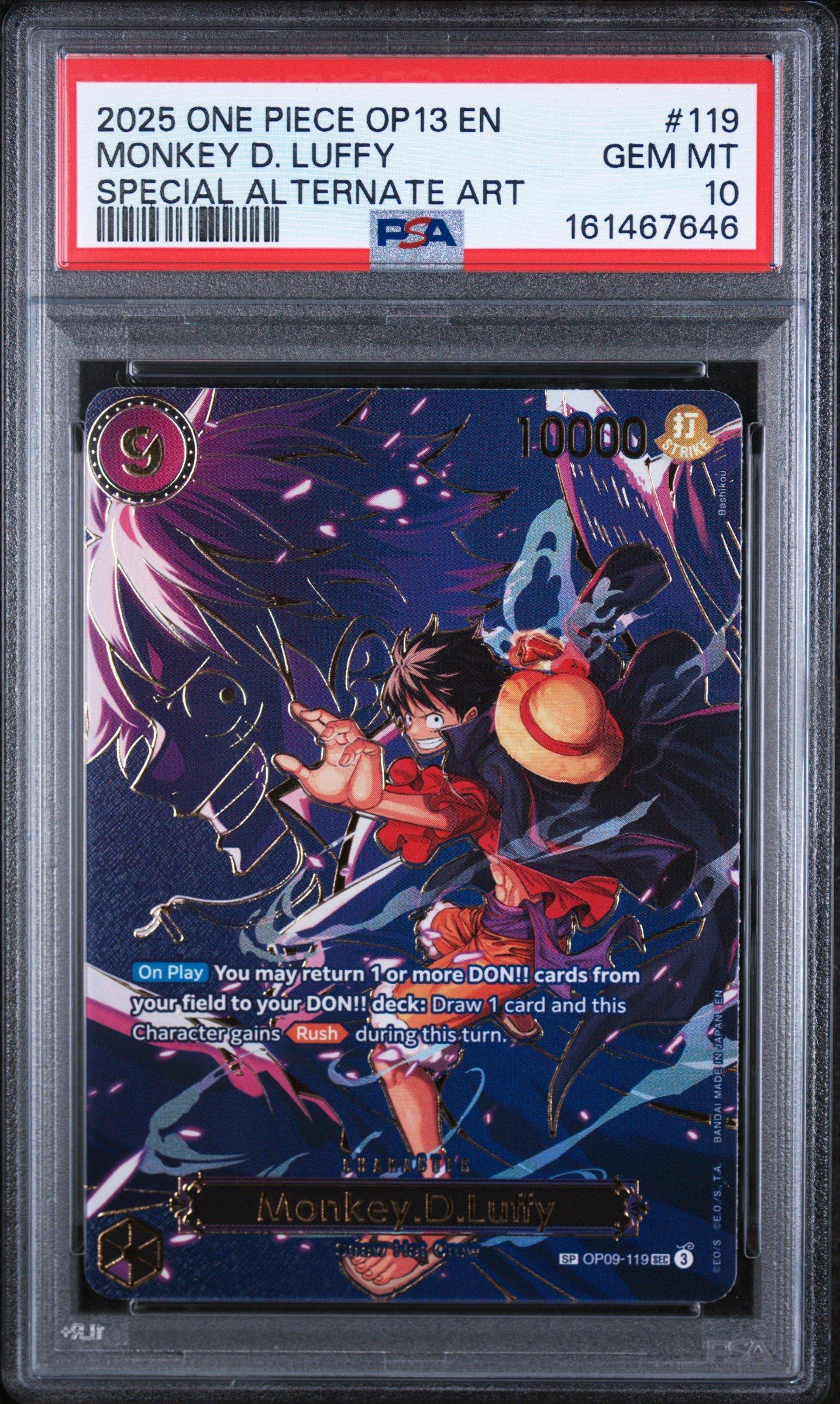 2025 One Piece Op13-carrying On His Will 119 Monkey D. Luffy