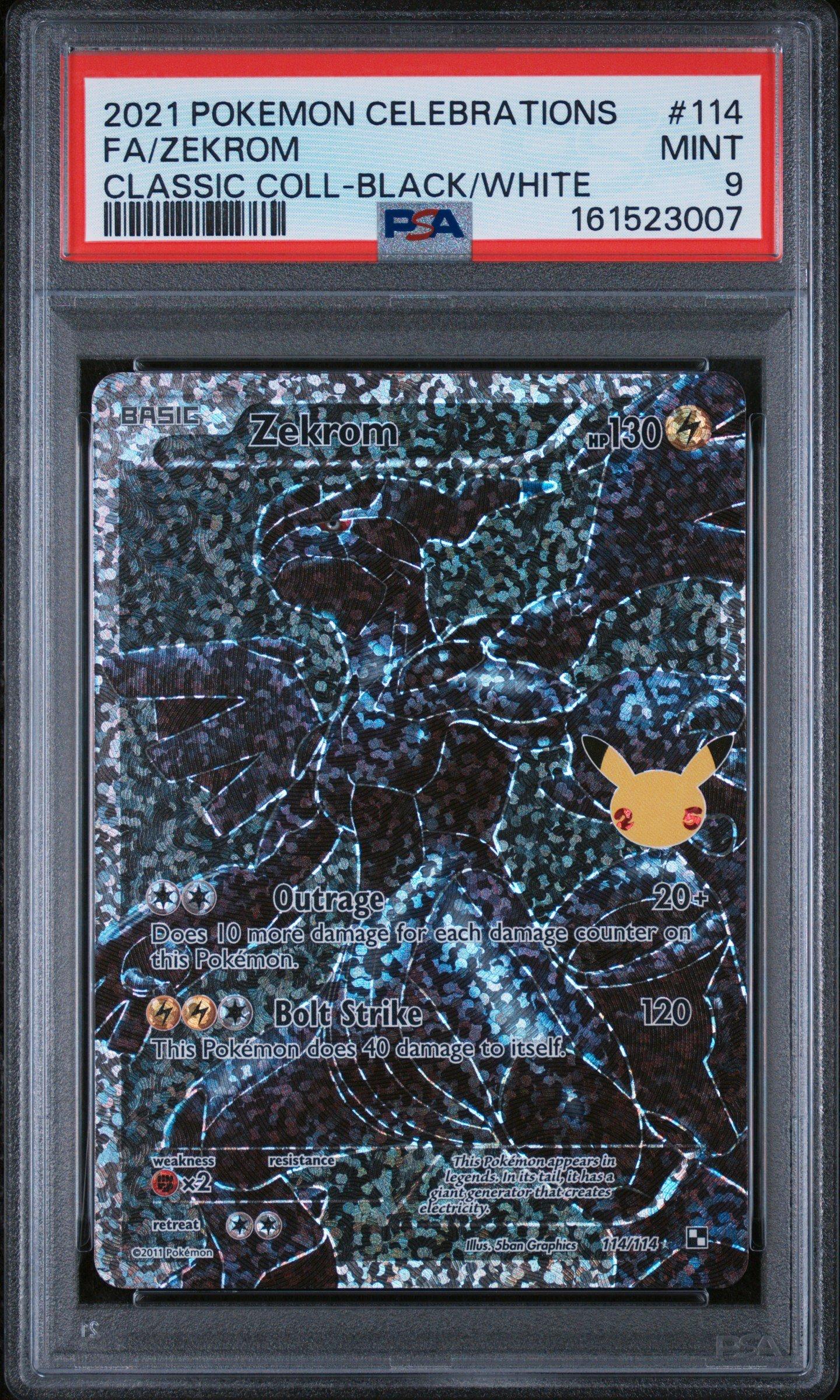 2021 Pokemon Celebrations Classic Collection 114 Full Art/zekrom