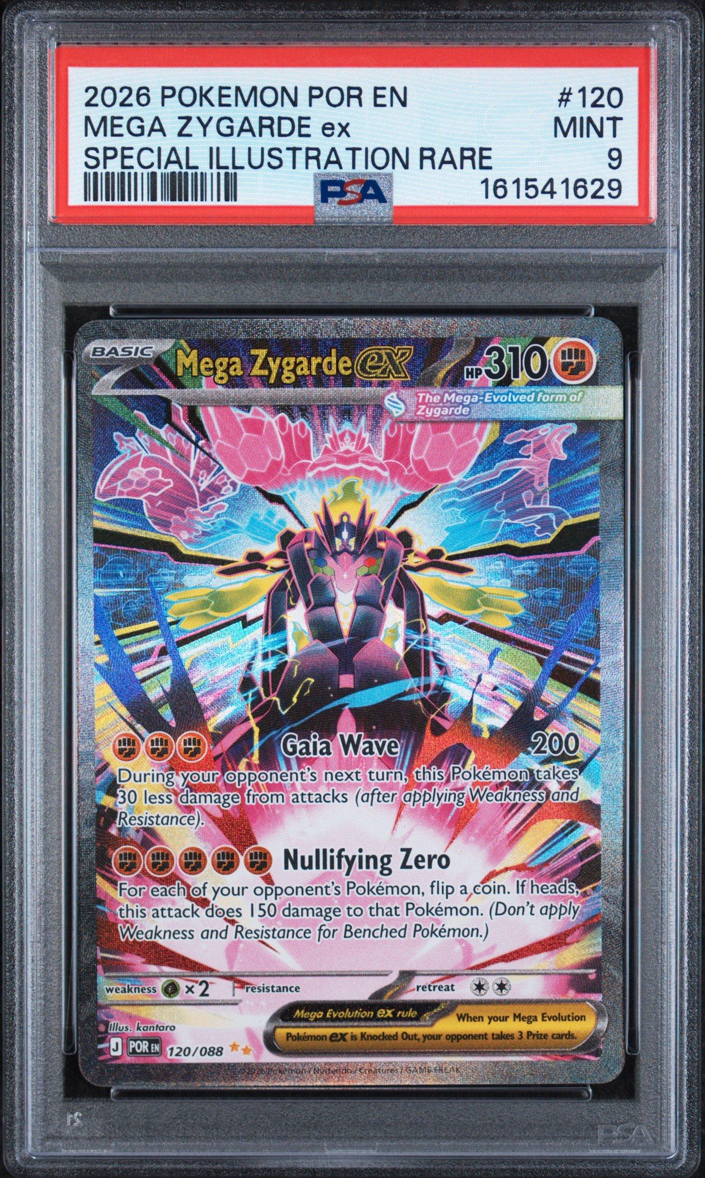 2026 Pokemon Por En-perfect Order 120 Mega Zygarde Ex Special