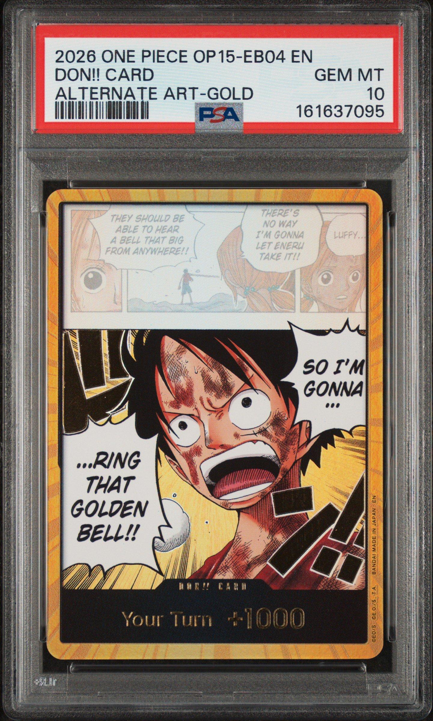 2026 One Piece Op15-eb04-adventure On Kami's Island Don!! Card