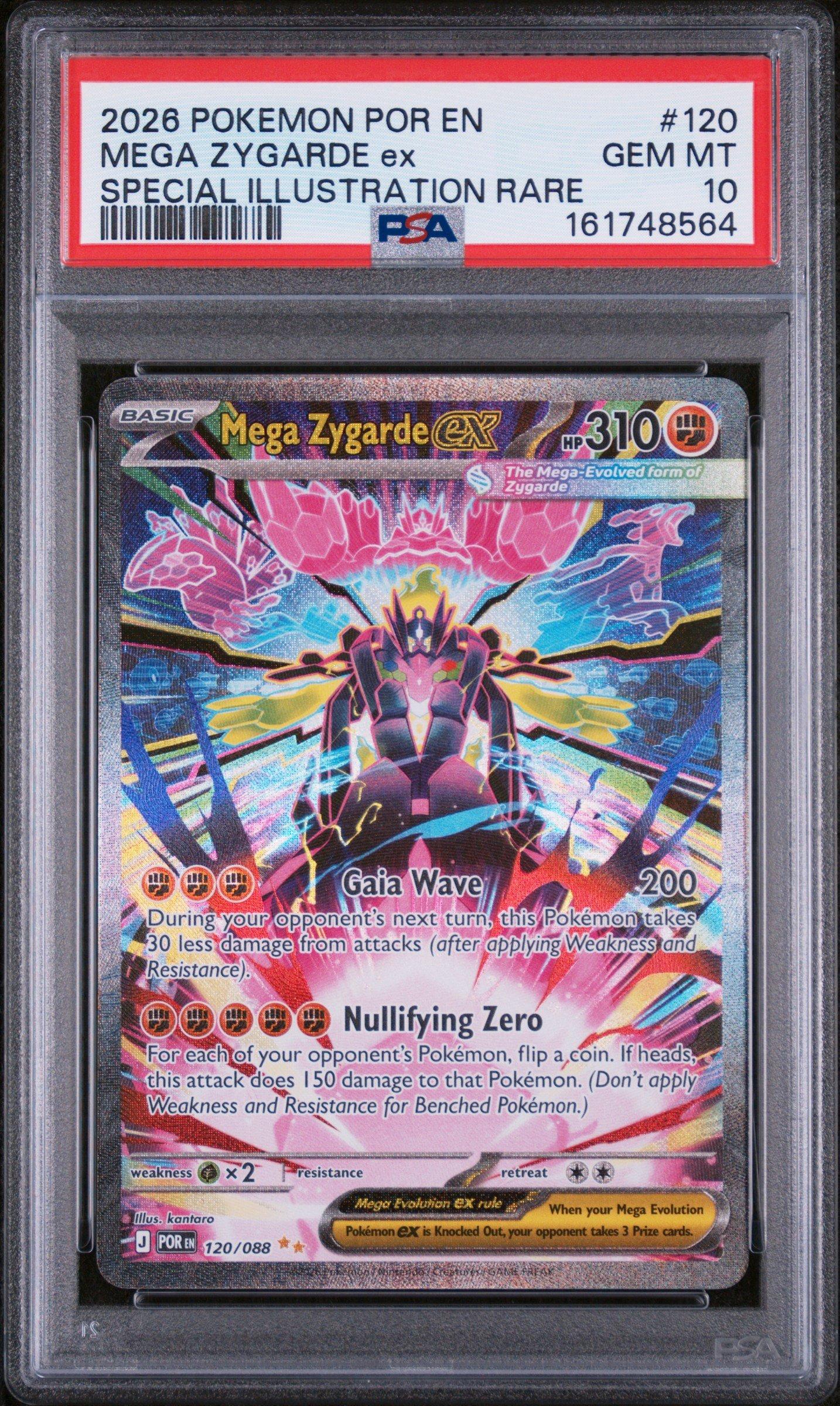 2026 Pokemon Por En-perfect Order 120 Mega Zygarde Ex Special