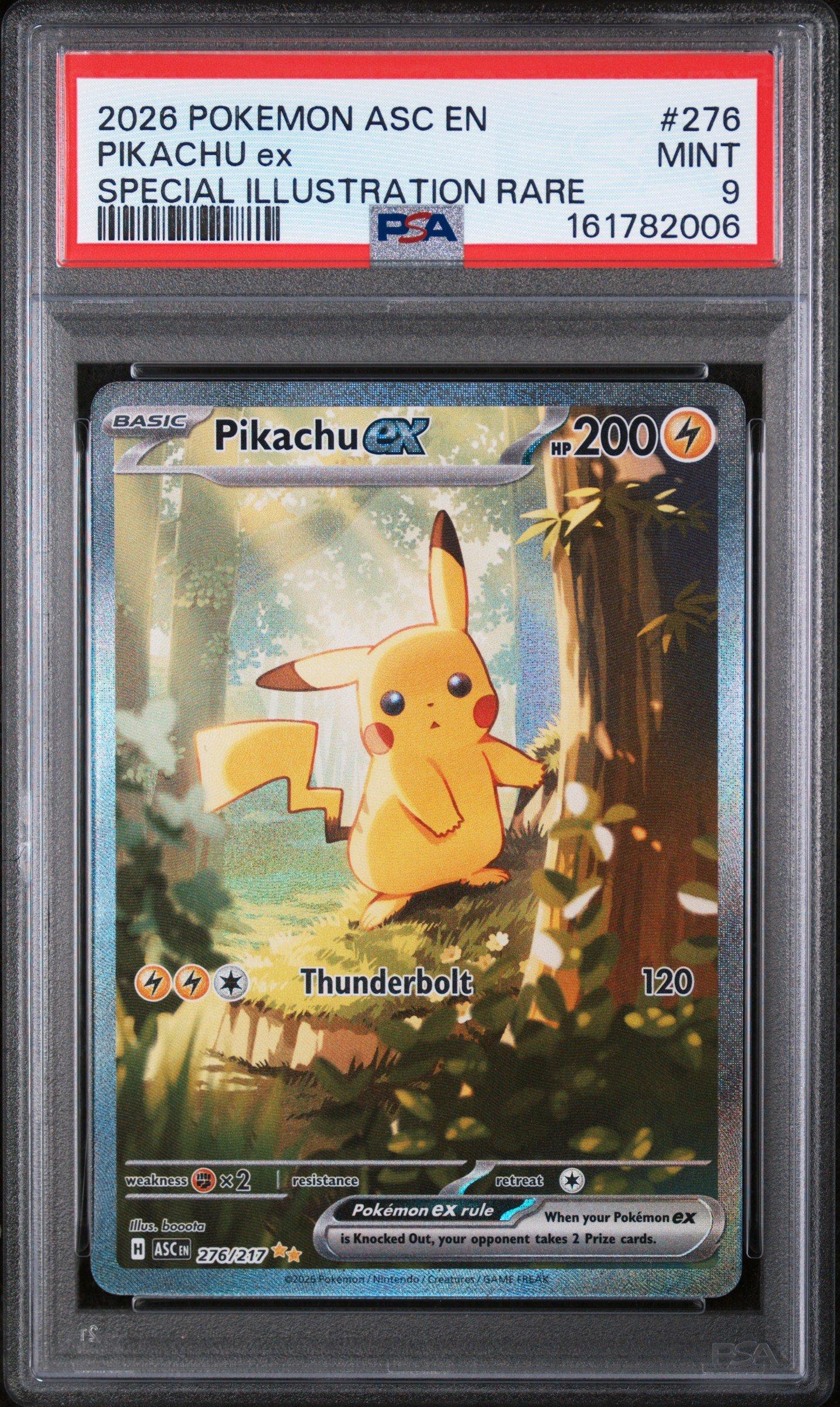 2026 Pokemon Asc En-ascended Heroes 276 Pikachu Ex Special